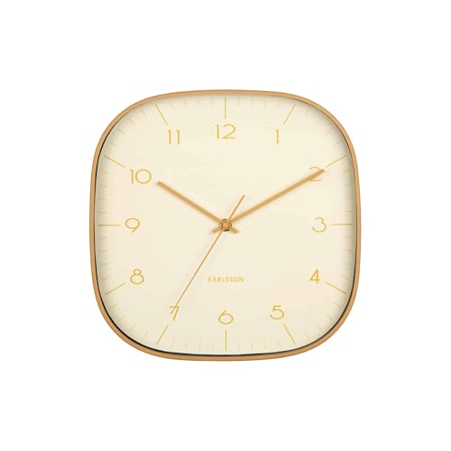 karlsson-grato-cuadrado-wanduhr-ocker-4-3x29x29cm image 8