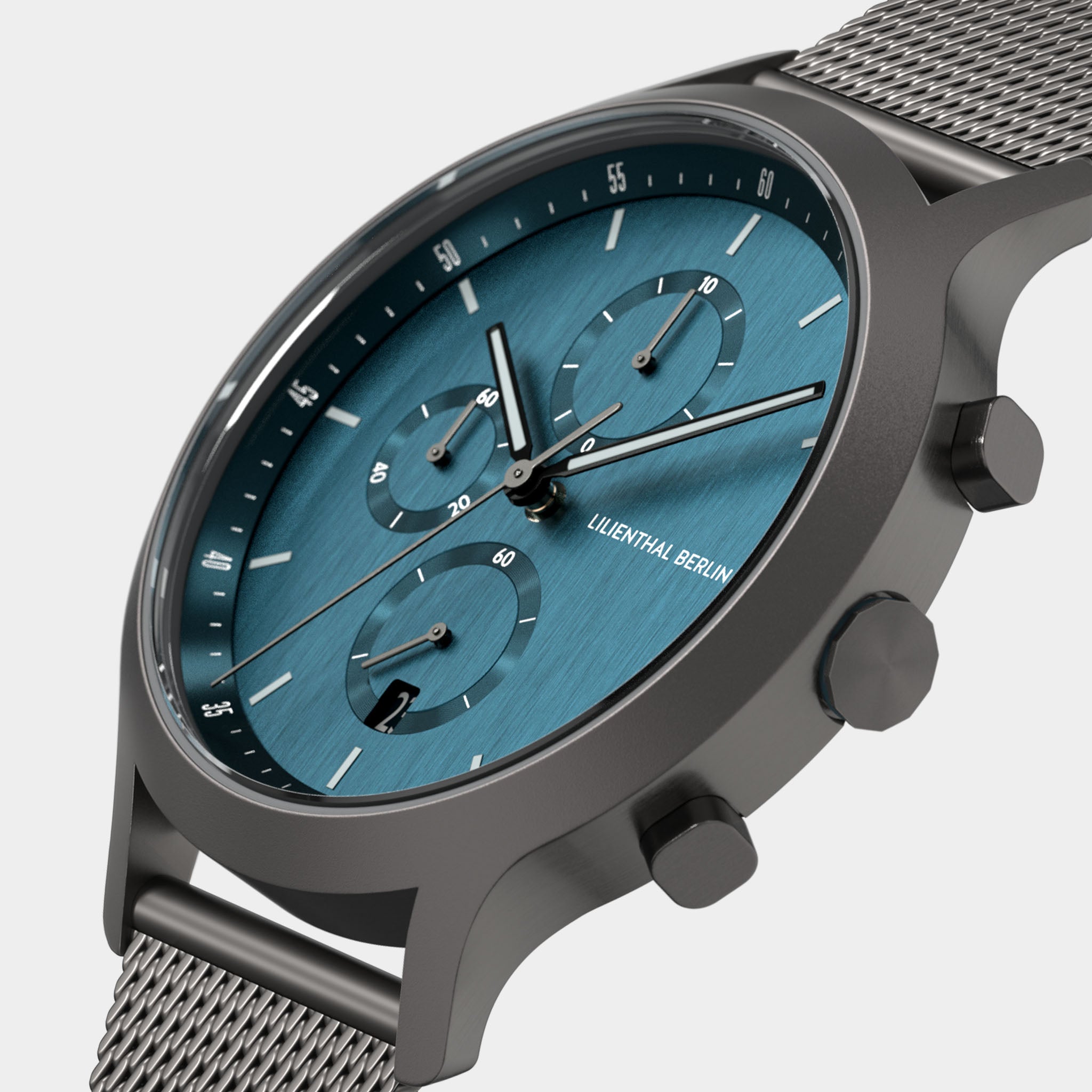 lilienthal-berlin-chronograph-myth-petrol-matt image 2