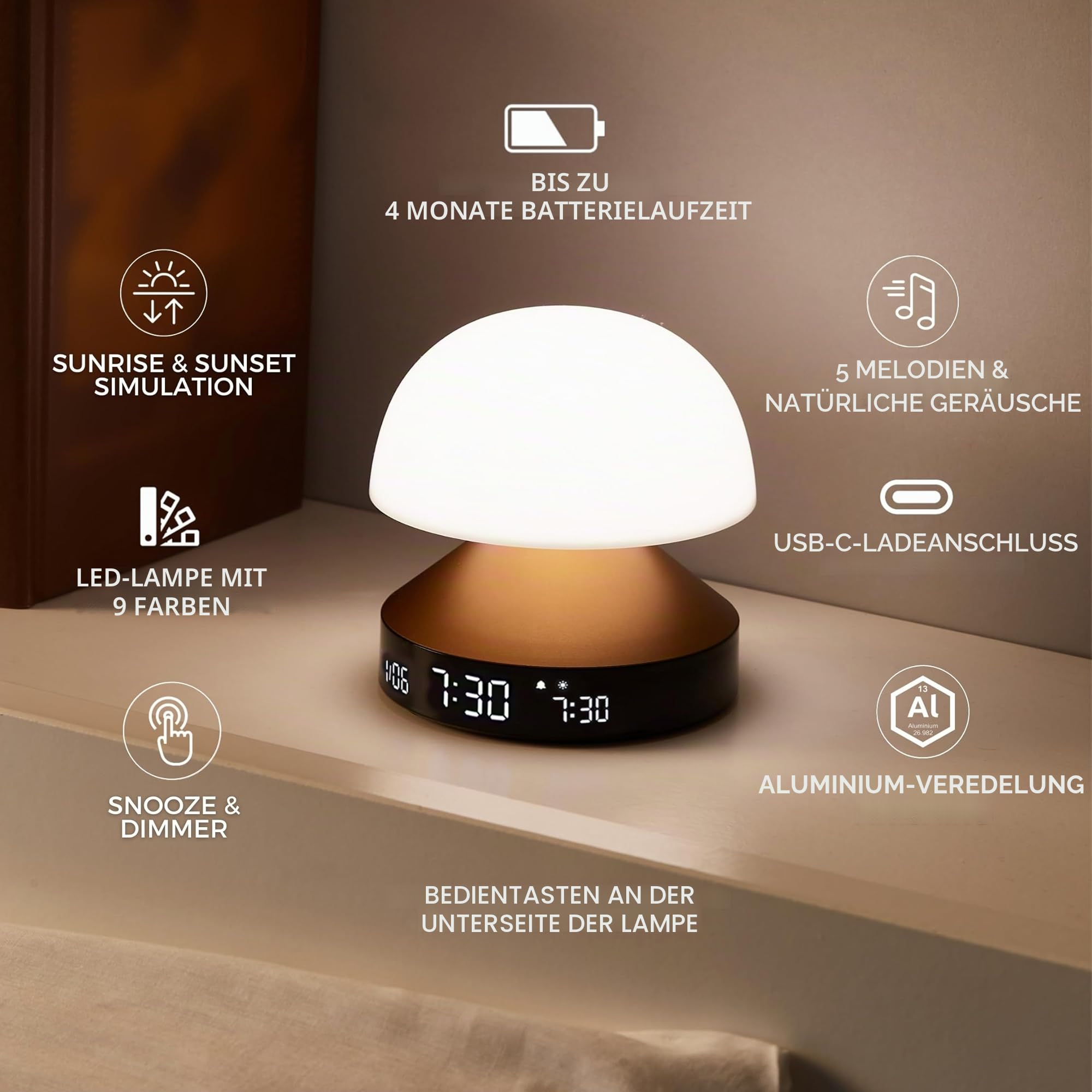 lexon-mina-sunrise-sonnenaufgangswecker-3-in-1-lampe image 6
