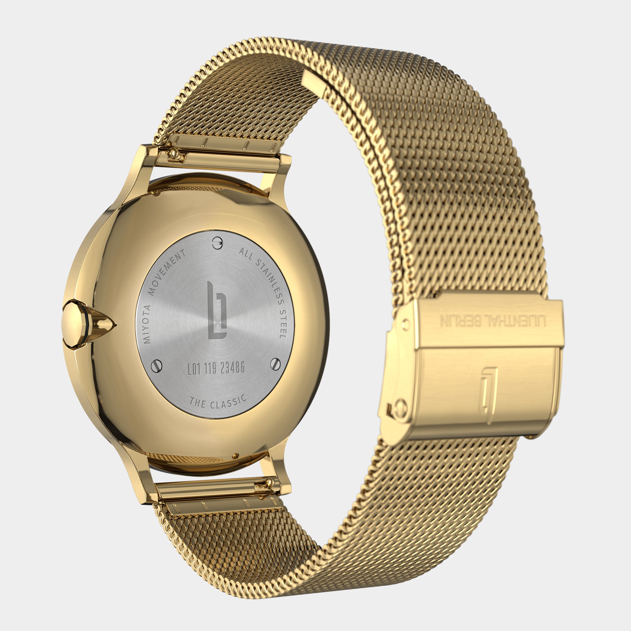 lilienthal-berlin-the-classic-gold-green-armbanduhr image 7