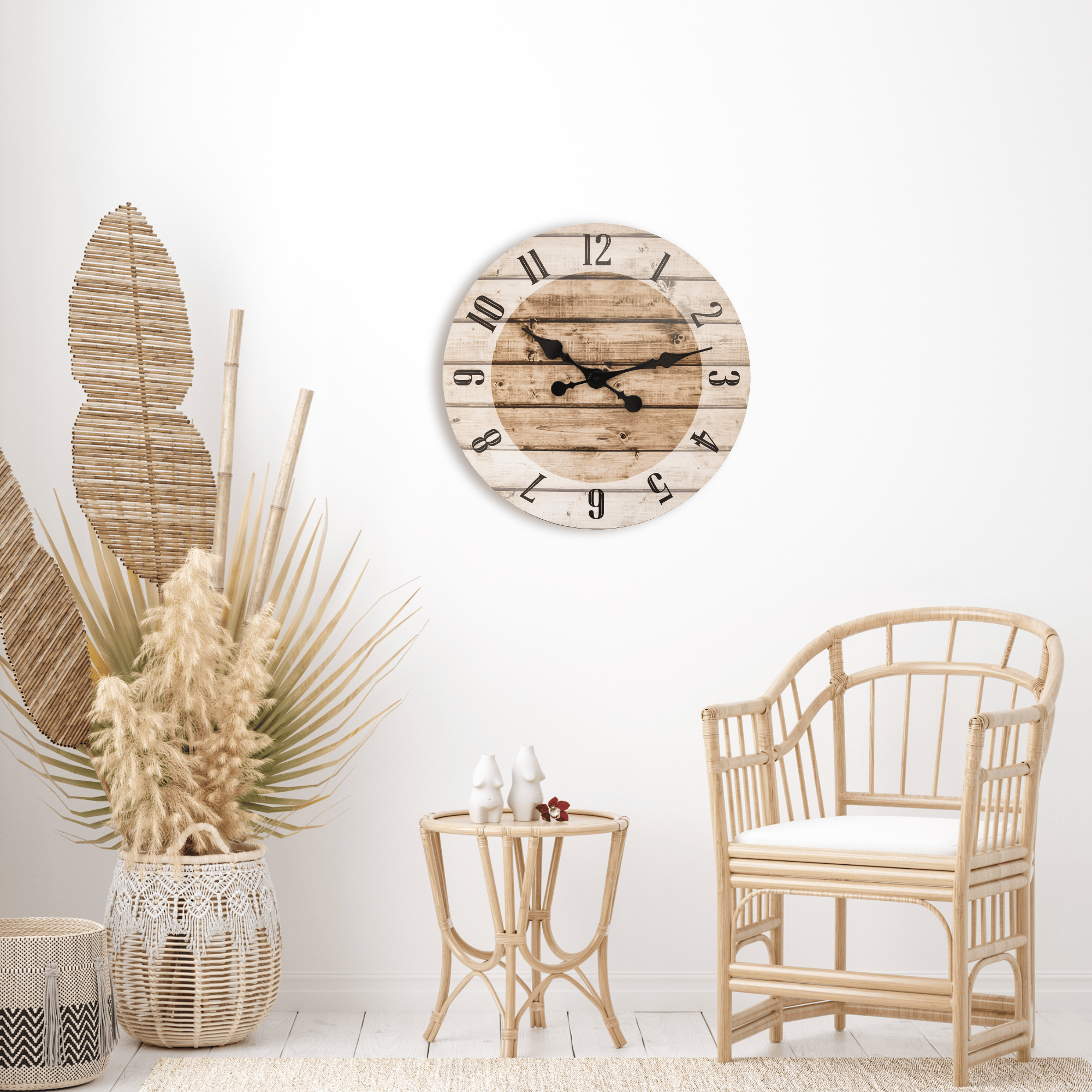 nextime-nadir-wanduhr-55cm-analog-holz-braun-mdf image 5
