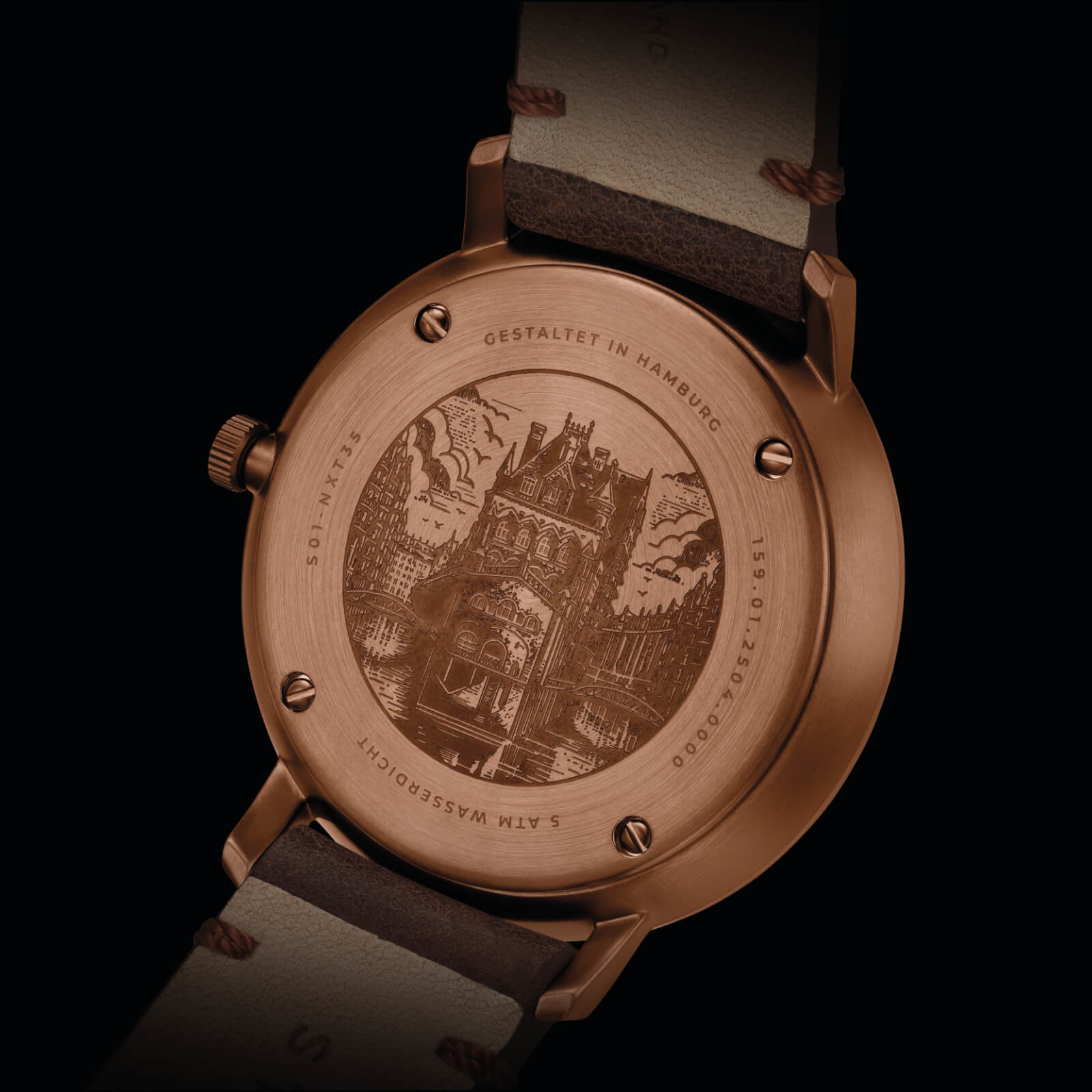 sternglas-naos-xl-edition-1905-42mm-bronze-lederuhr-speicherstadt-hommage image 8