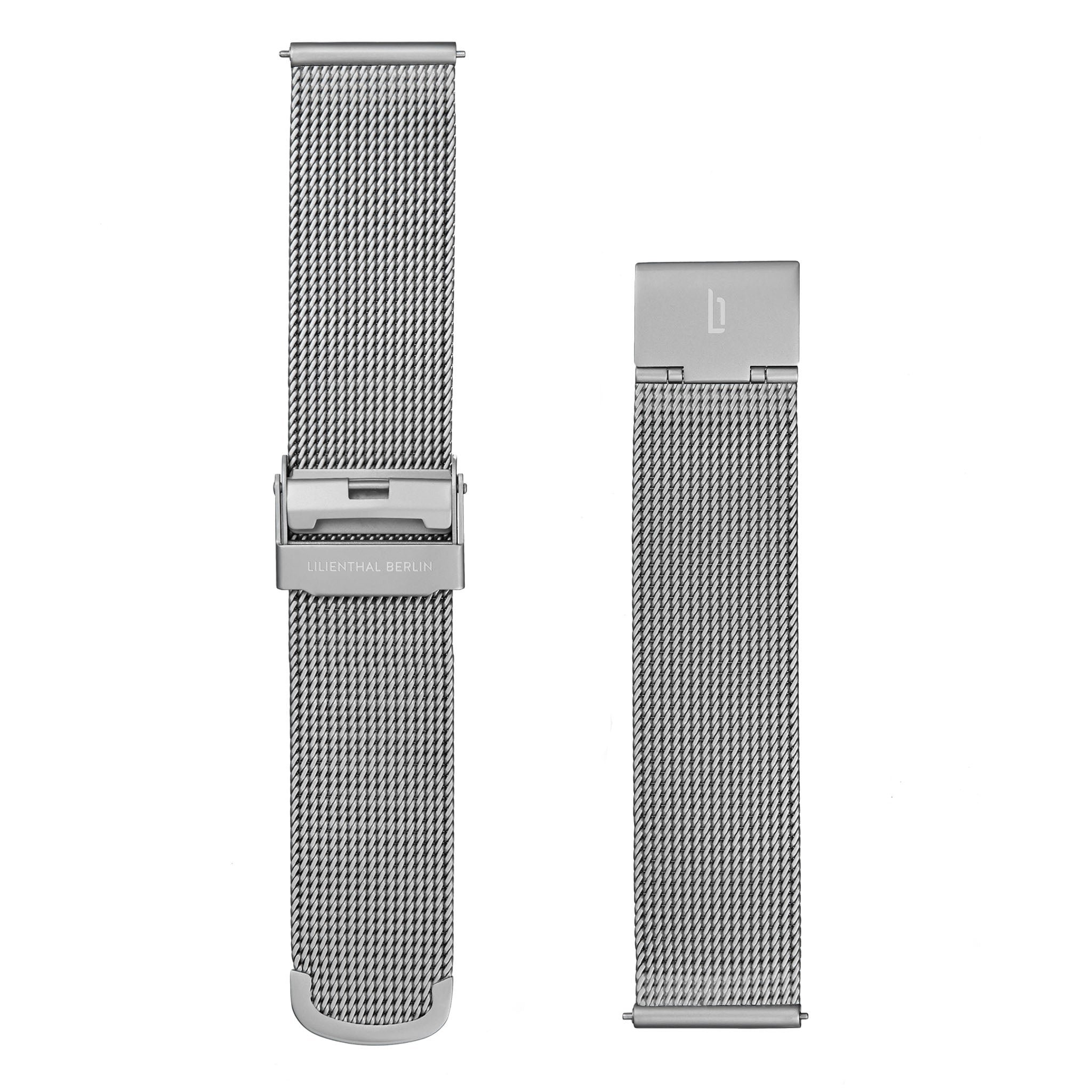 lilienthal-berlin-mesh-armband-silver-matte-wechselarmband image 3