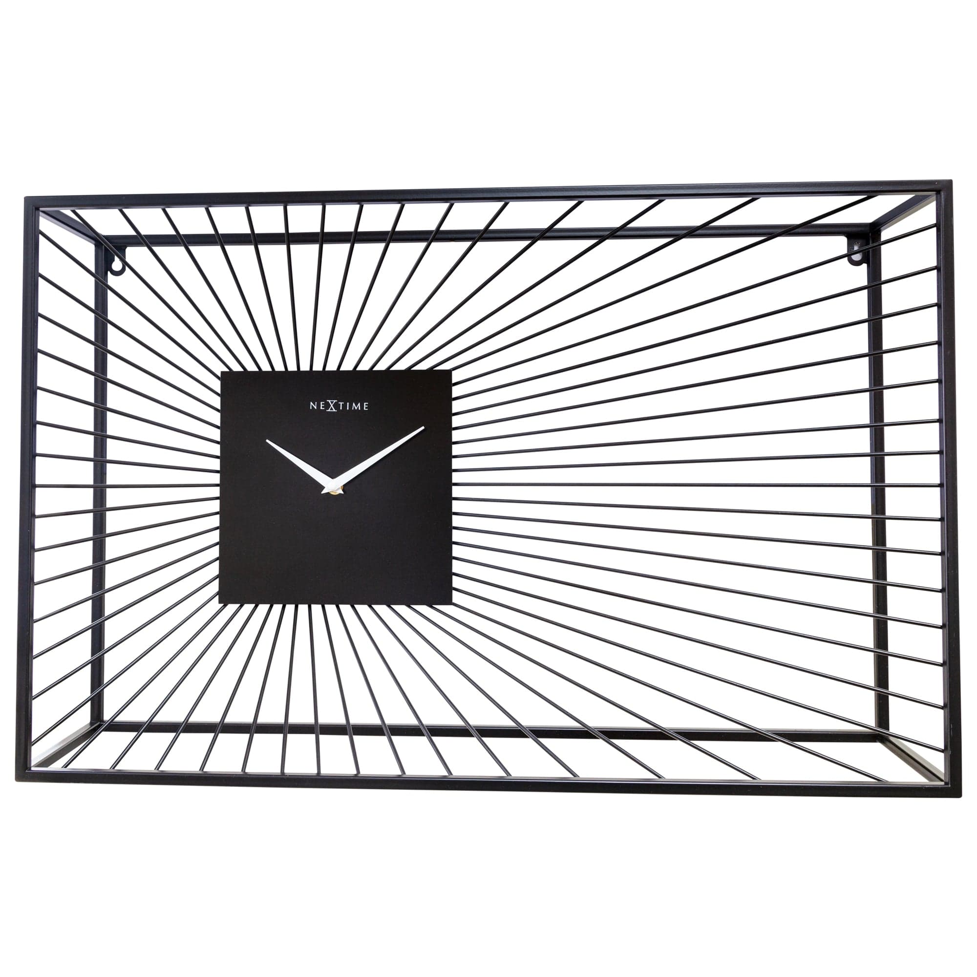 nextime-vasco-gro-e-wanduhr-70x45cm-metall-schwarz-lautlos-skulptur image 1