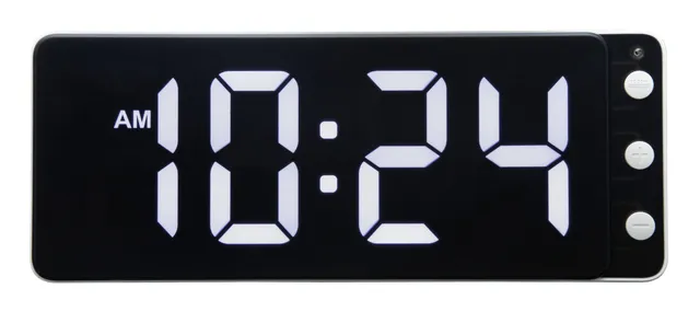 nextime-digital-clock-led-tisch-und-wanduhr-27-2x10-8x3-cm-abs-wei image 1