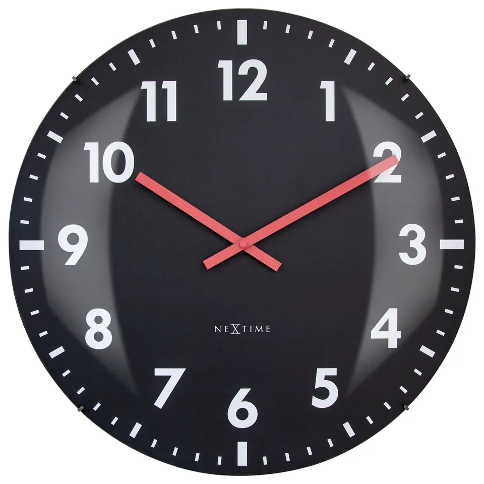 nextime-duomo-50-gro-e-wanduhr-50-cm-glas-gew-lbt-leise image 1
