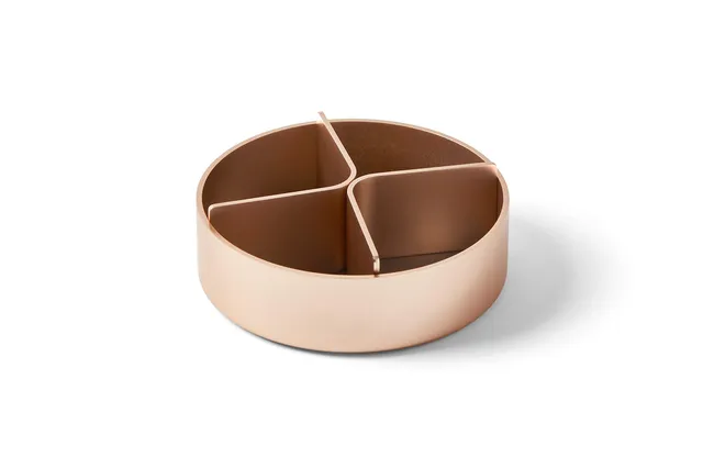 lexon-city-schreibtisch-tablett-soft-gold-rund-mit-4-f-chern image 1