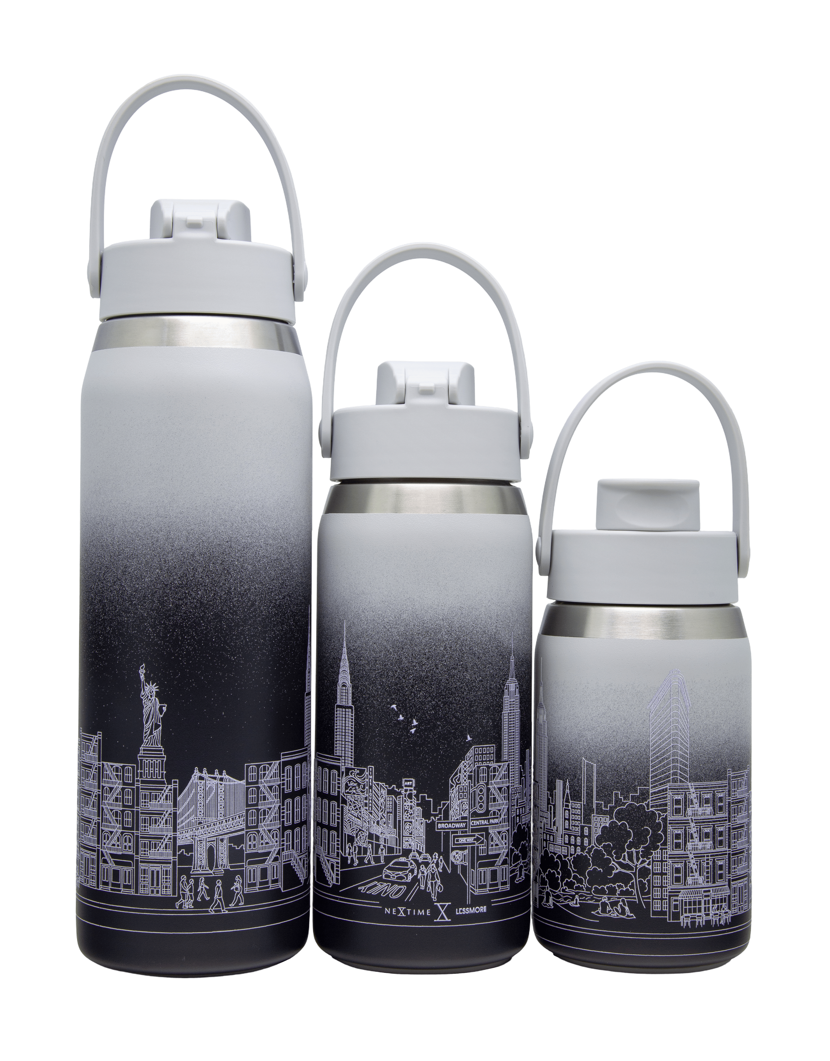 nextime-skyline-bottle-new-york-355-473-710-ml-steel-gray-isolierflasche-edelsta image 3