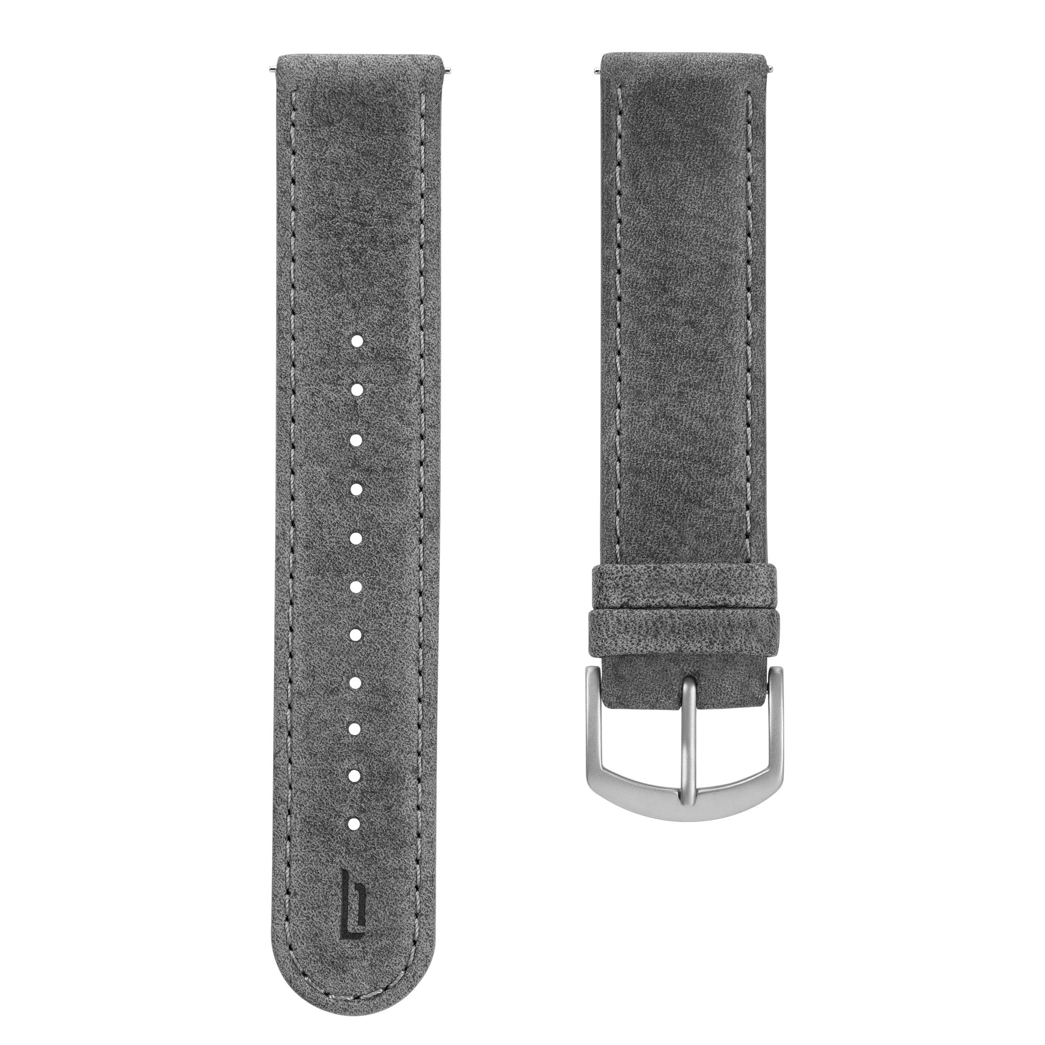 lilienthal-berlin-leather-strap-gray-leder-wechselarmband image 3