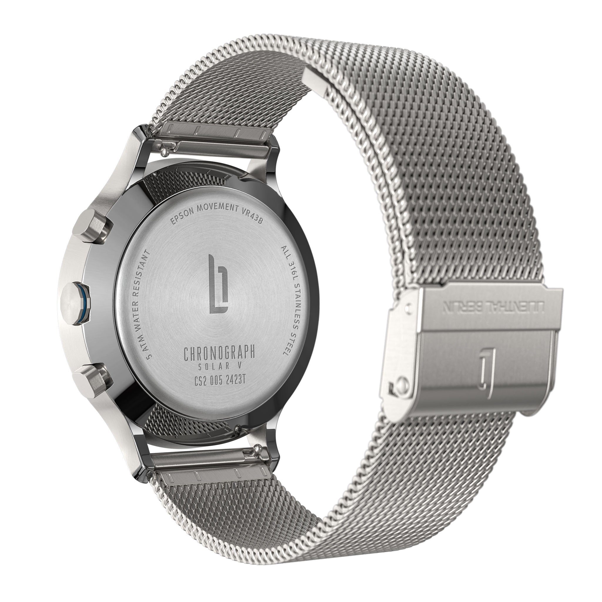 lilienthal-berlin-chronograph-solar-edition-v-solar-armbanduhr-mit-meshband image 8