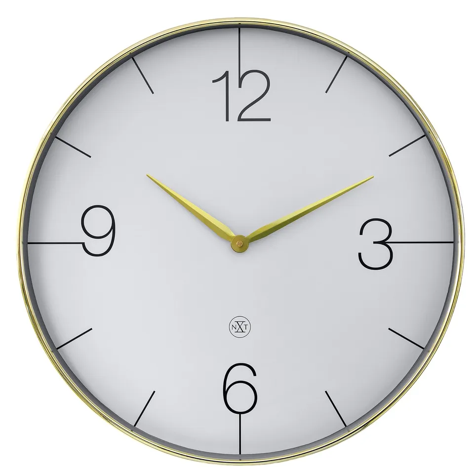 nxt-finesse-large-wanduhr-51-cm-gold-chrom-lautlos image 1