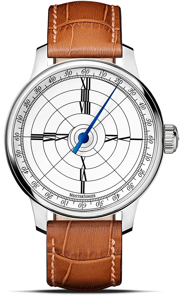meistersinger-benjamin-franklin-edition-einzeiger-armbanduhr-paleograph image 1