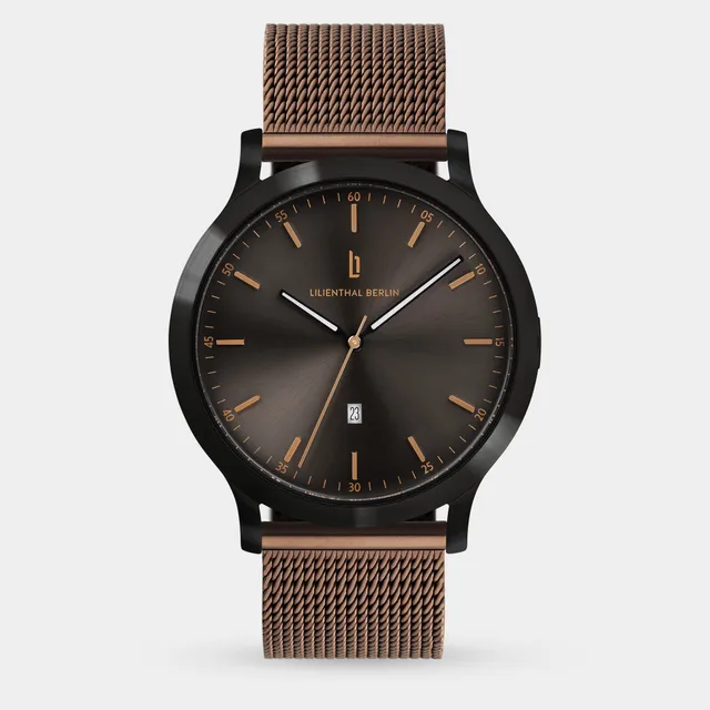 lilienthal-berlin-huxley-armbanduhr-black-bronze-40-mm image 1