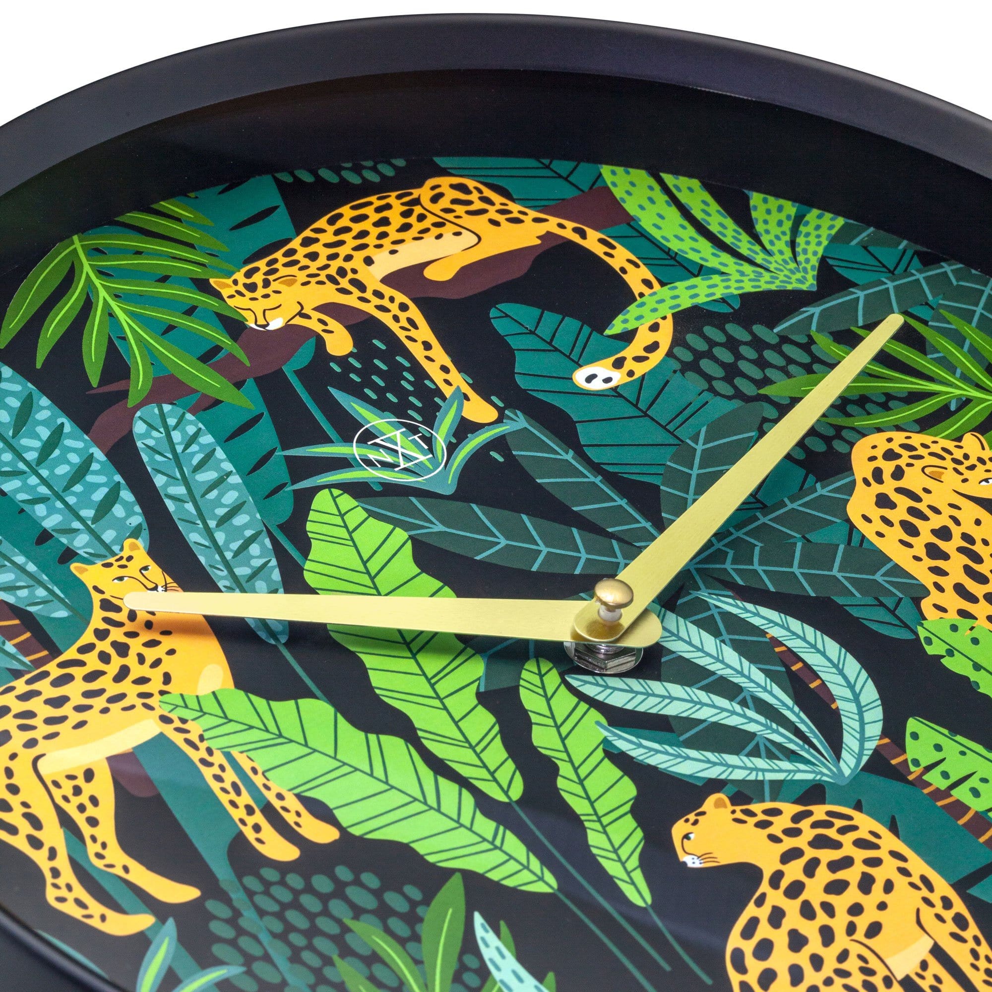 nextime-urban-jungle-wanduhr-30-cm-kunststoff-leopard-schwarz-gold image 8