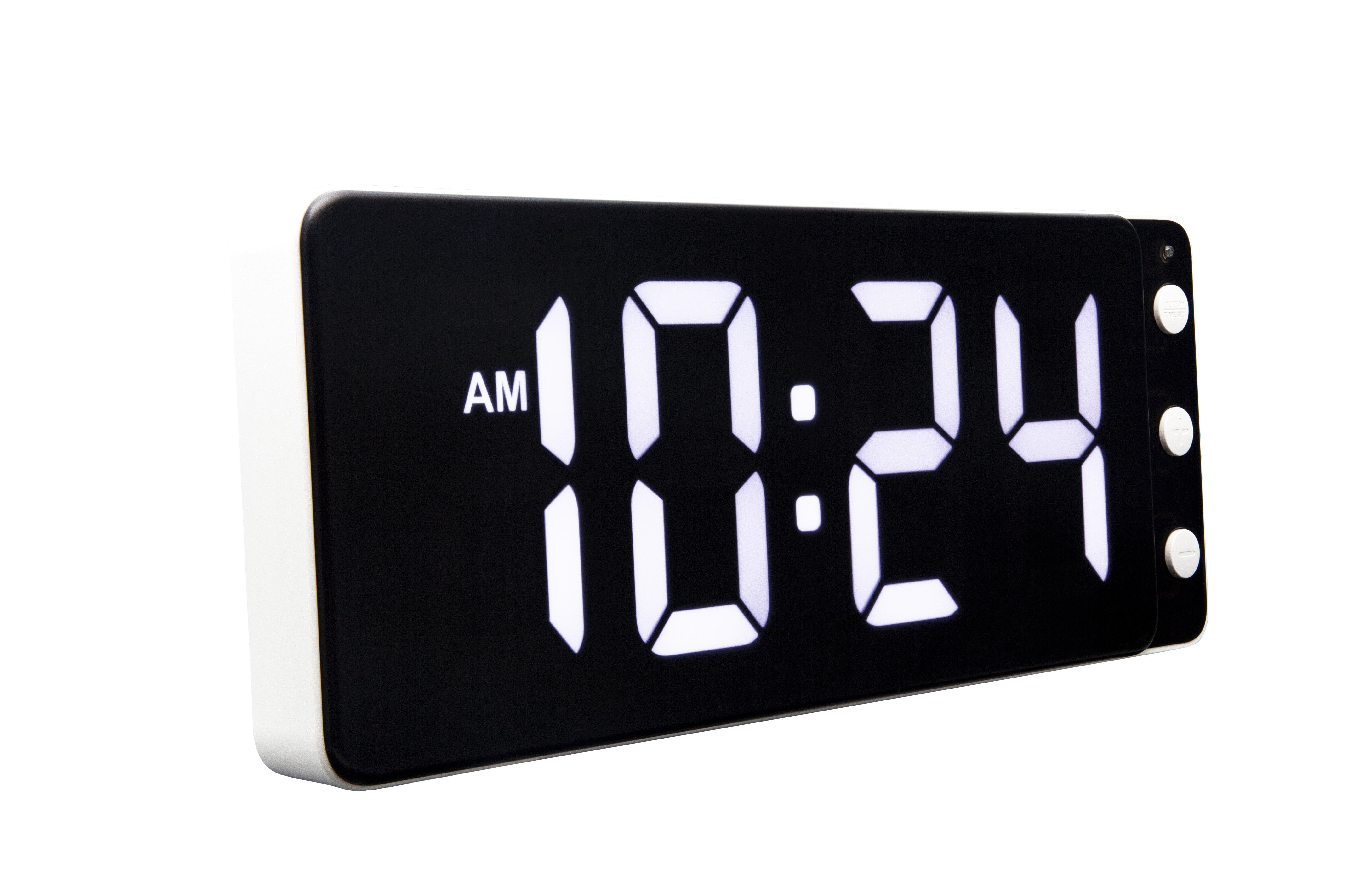 nextime-digital-clock-led-tisch-und-wanduhr-27-2x10-8x3-cm-abs-wei image 2