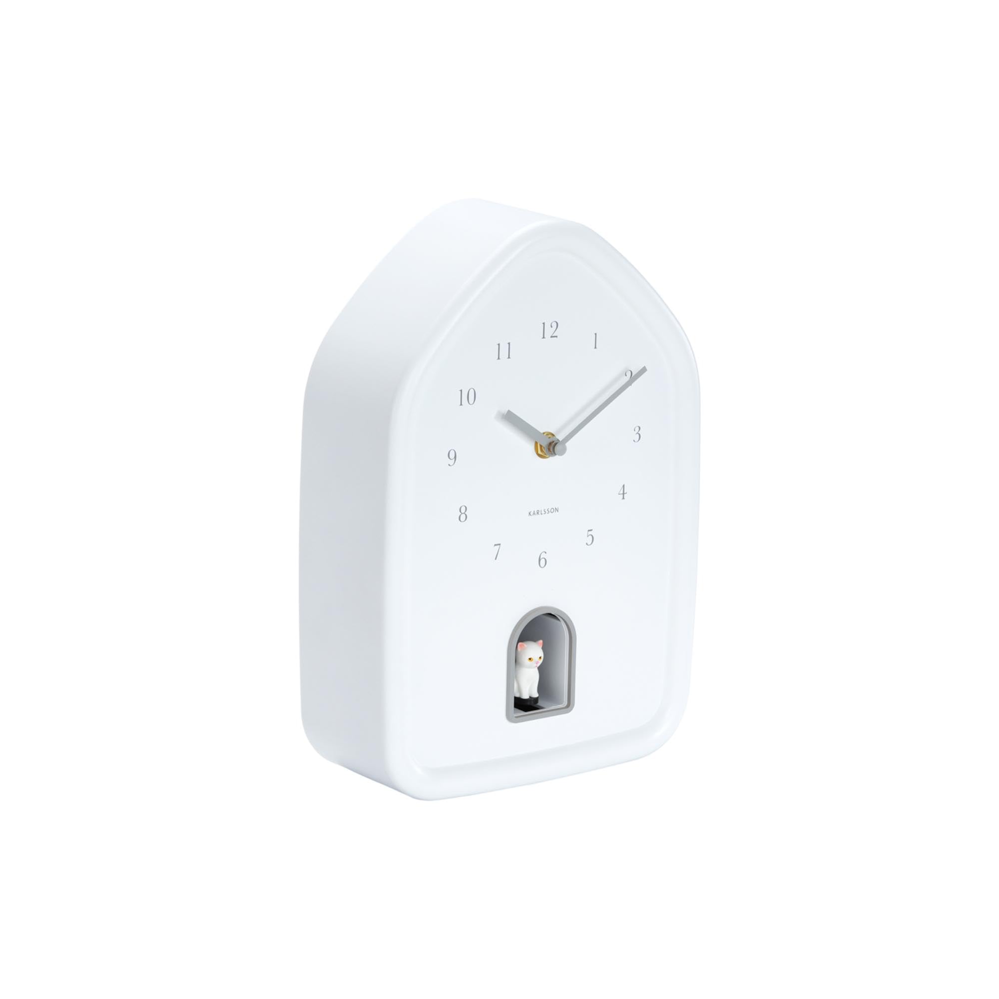 karlsson-modern-kitty-wanduhr-wei-29-1x20x29-1-cm-katzen-haus-design image 3