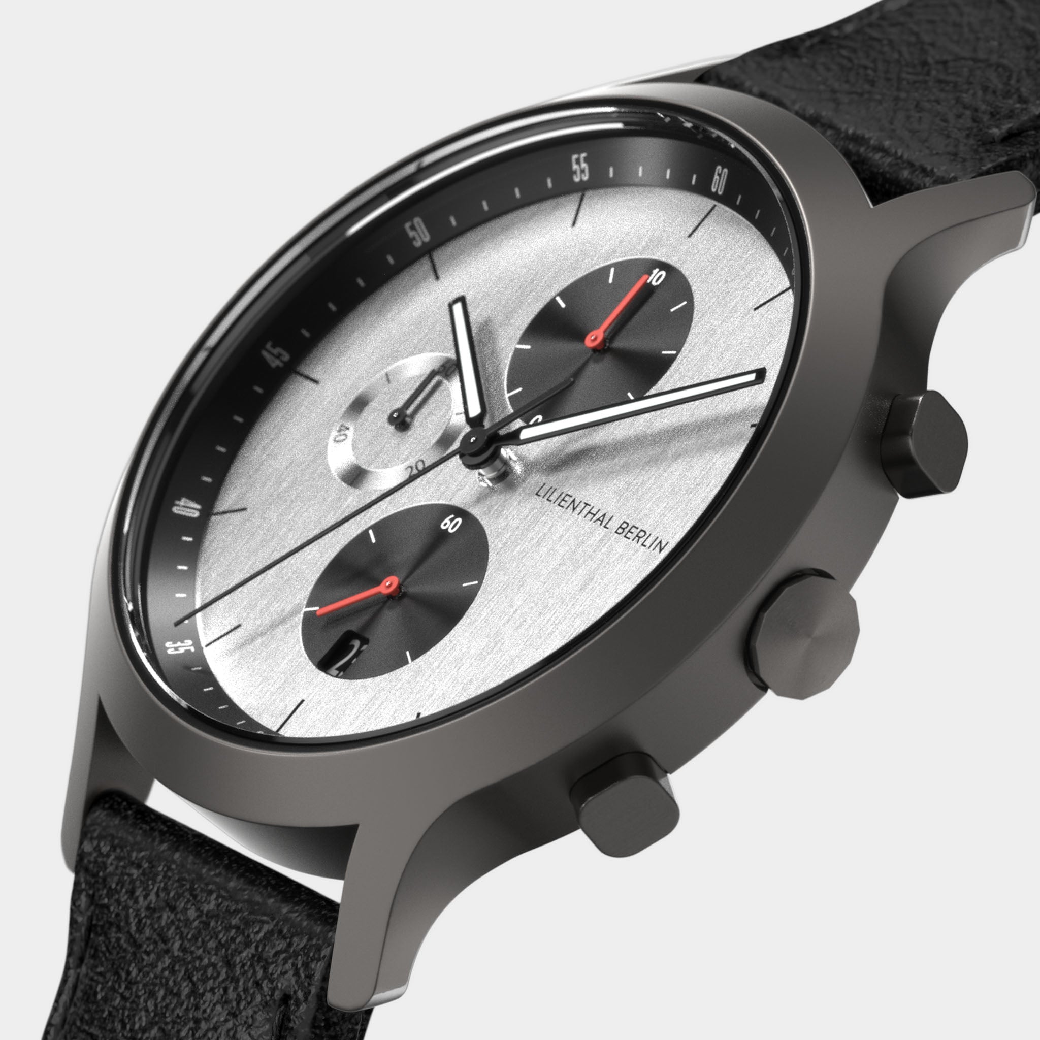 lilienthal-berlin-chronograph-armbanduhr-circuit-schwarz-rot image 2