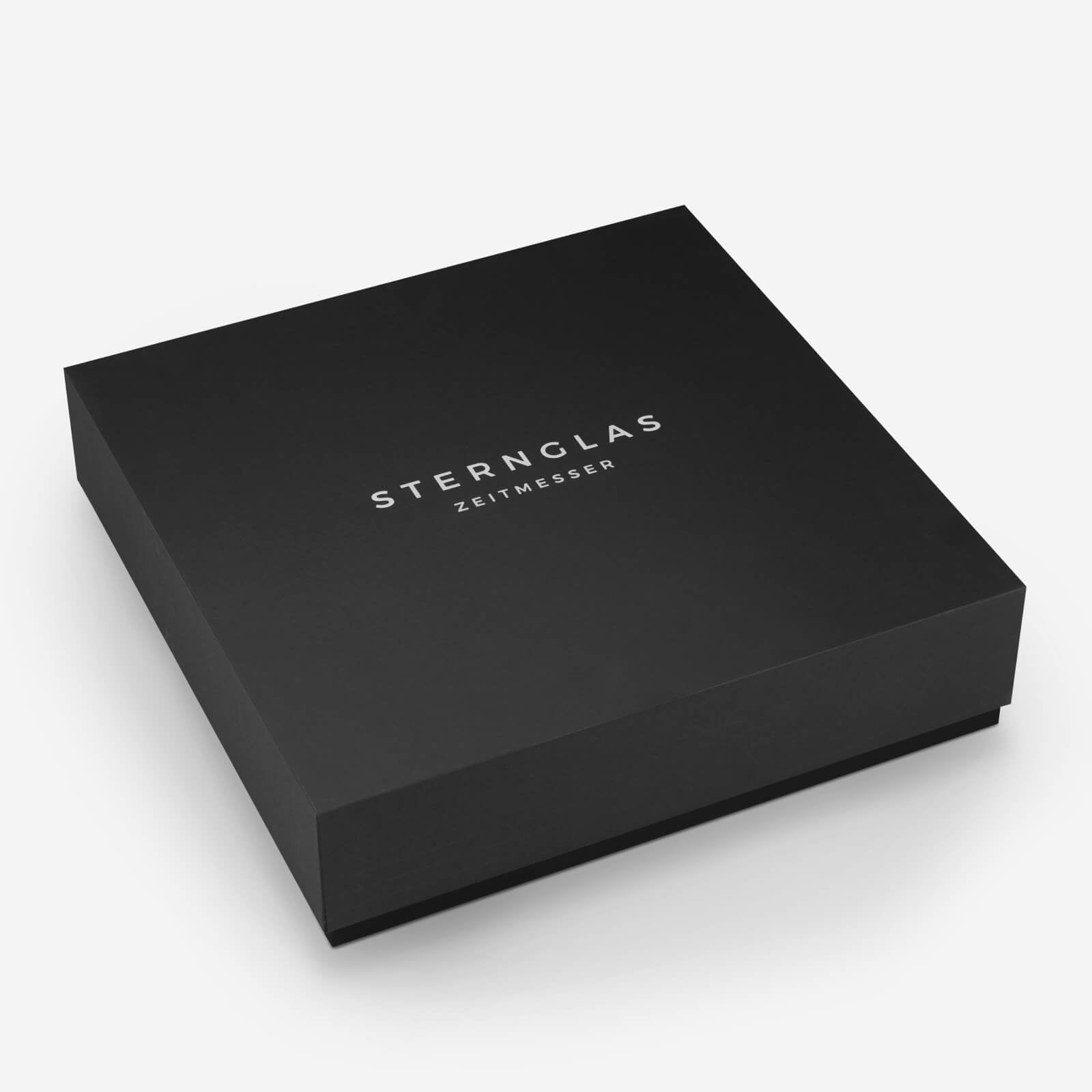 sternglas-naos-funk-wanduhr-sturmgrau-aluminium image 6