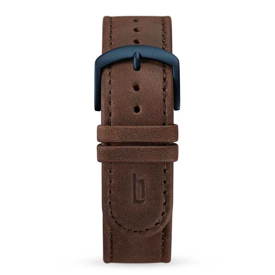 lilienthal-berlin-leather-strap-leder-wechselarmband-dunkelbraun image 1