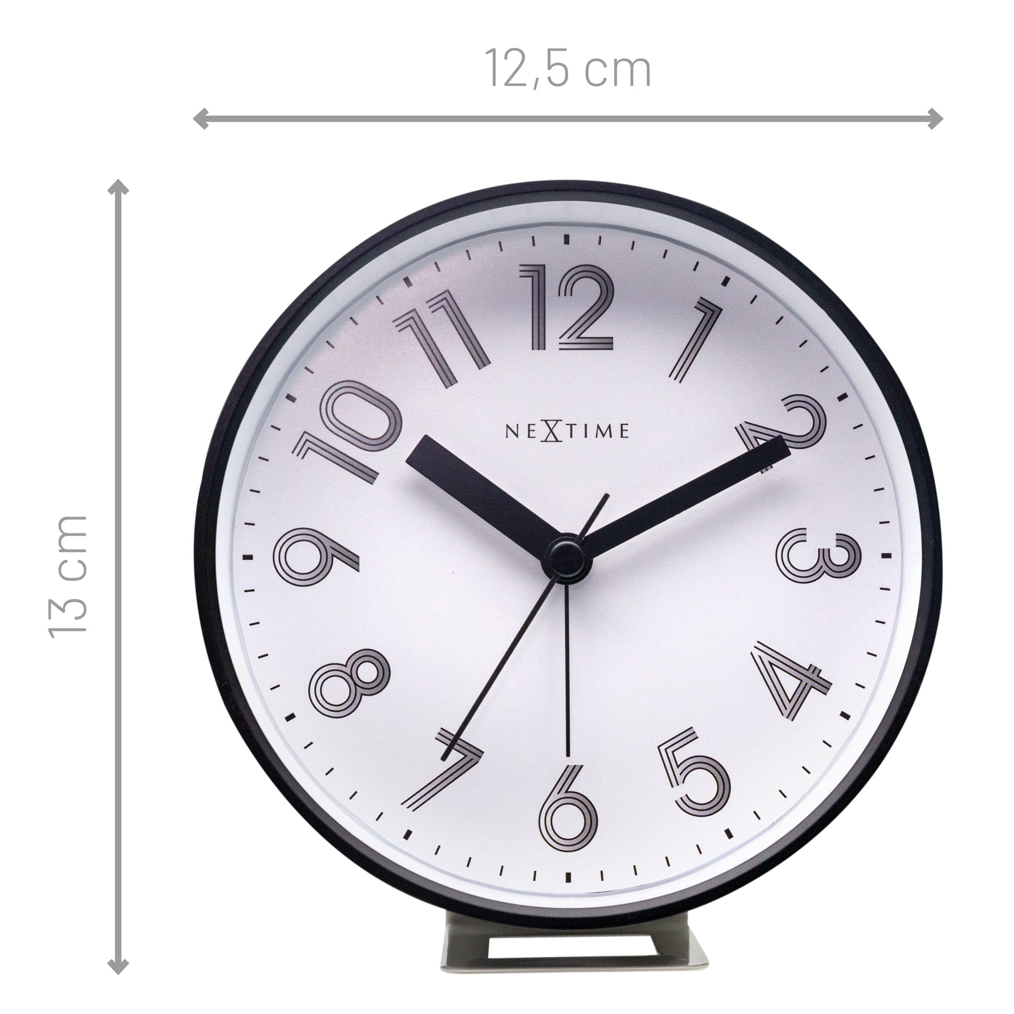 nextime-reflect-tisch-und-wanduhr-mit-alarm-leise-lichtfunktion-12-5-x-13-x-5-5- image 5