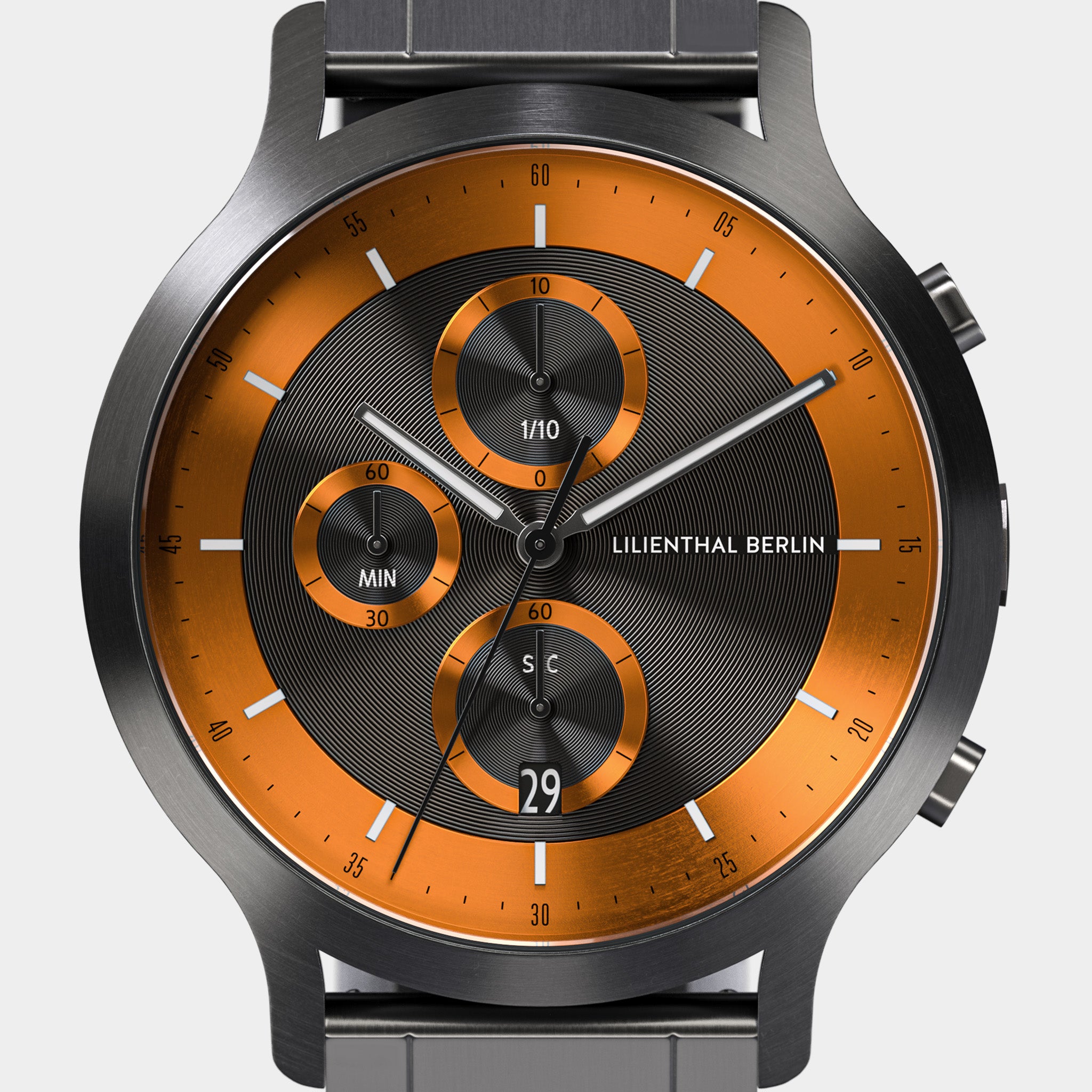 lilienthal-berlin-chronograph-lp-dark-silver-orange image 6