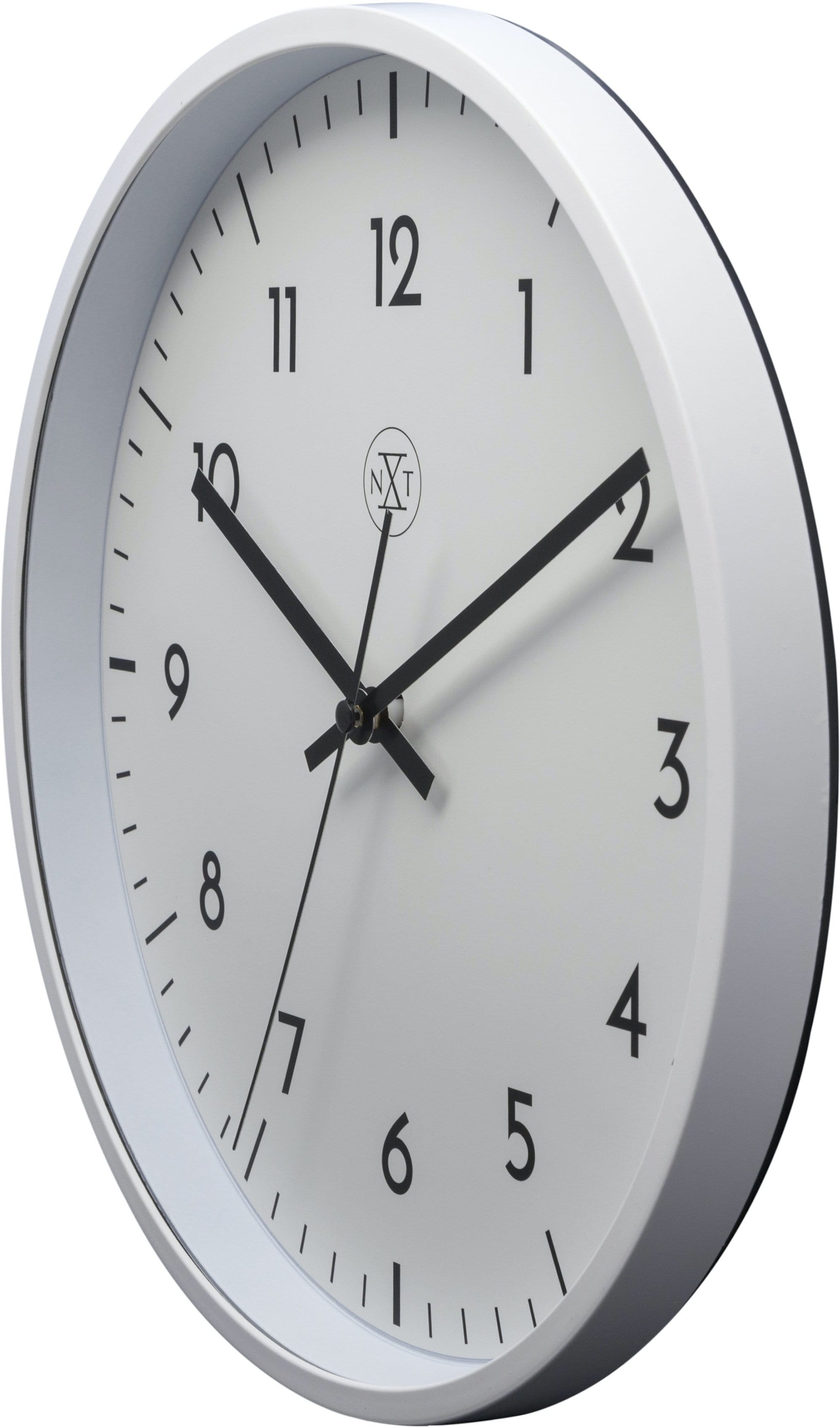 nextime-easy-big-wanduhr-30-cm-wei-kunststoff-analog-gut-ablesbar image 3