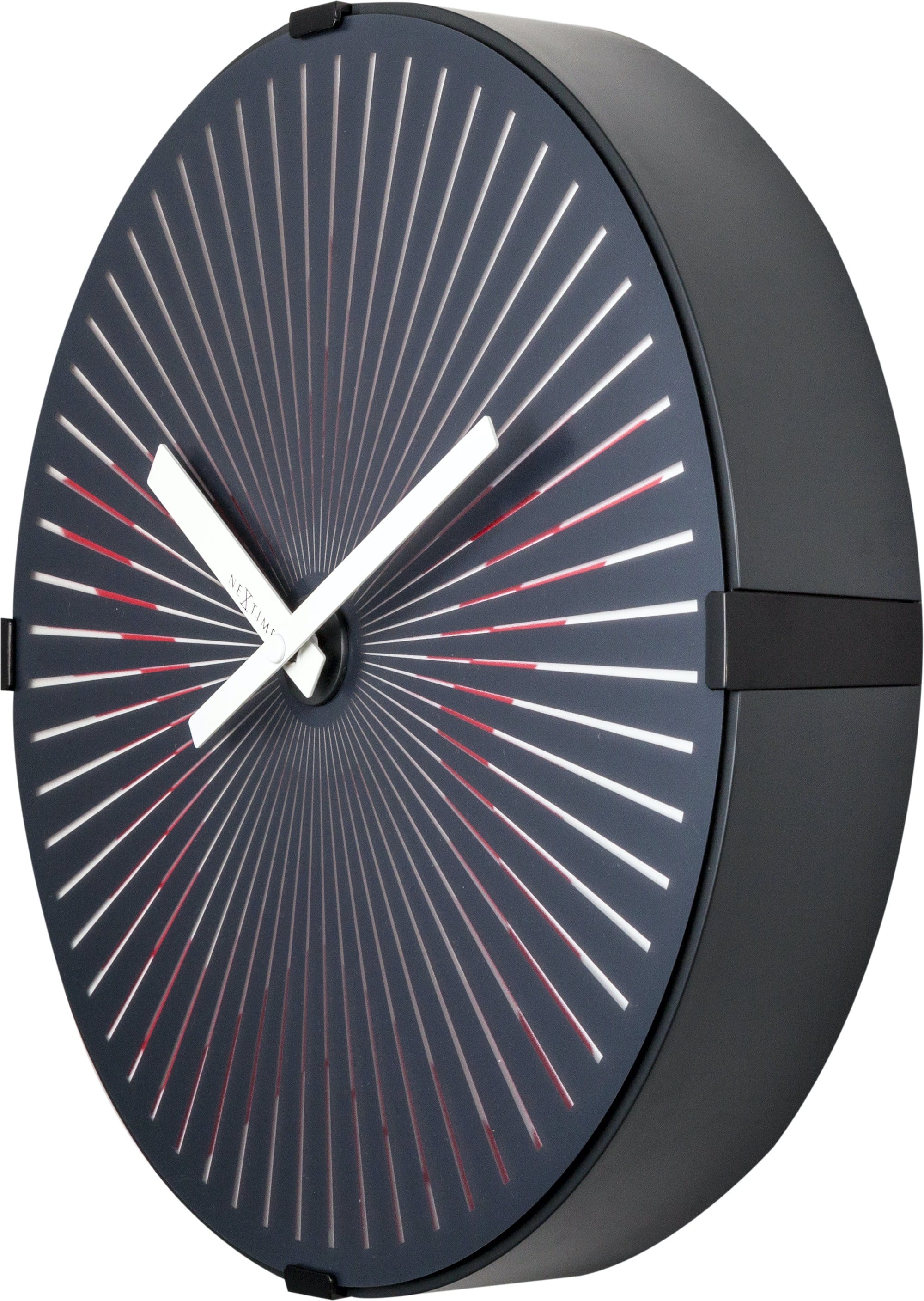 nextime-motion-star-red-motion-wanduhr-30-5-cm-rot-kunststoff image 4