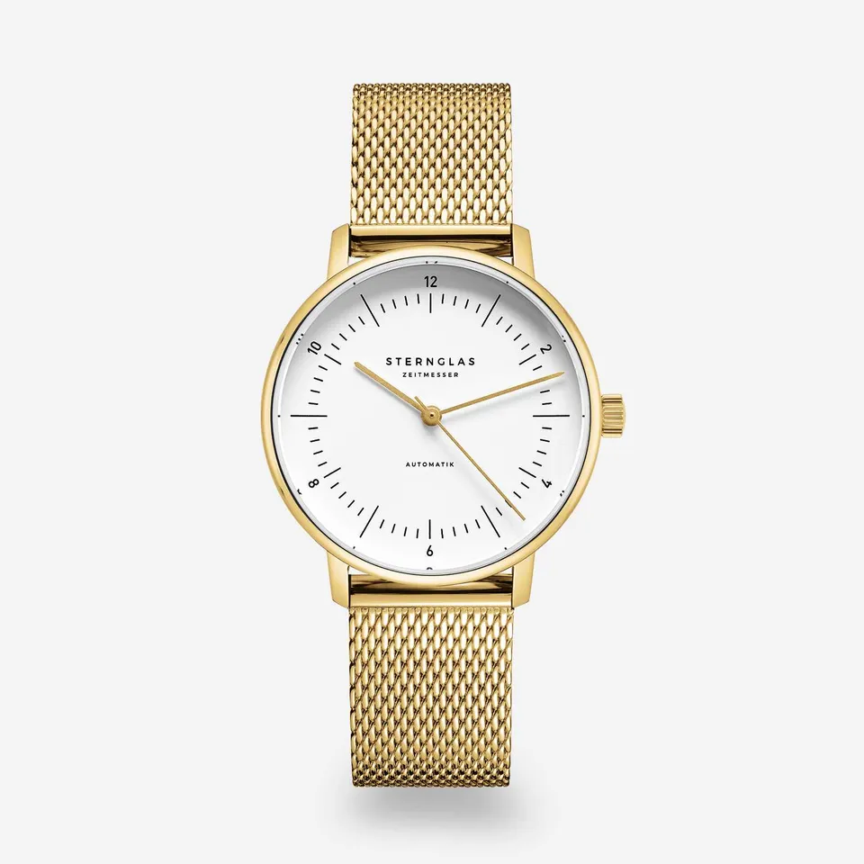 sternglas-naos-xs-automatik-gold-damenuhr-33-mm image 1