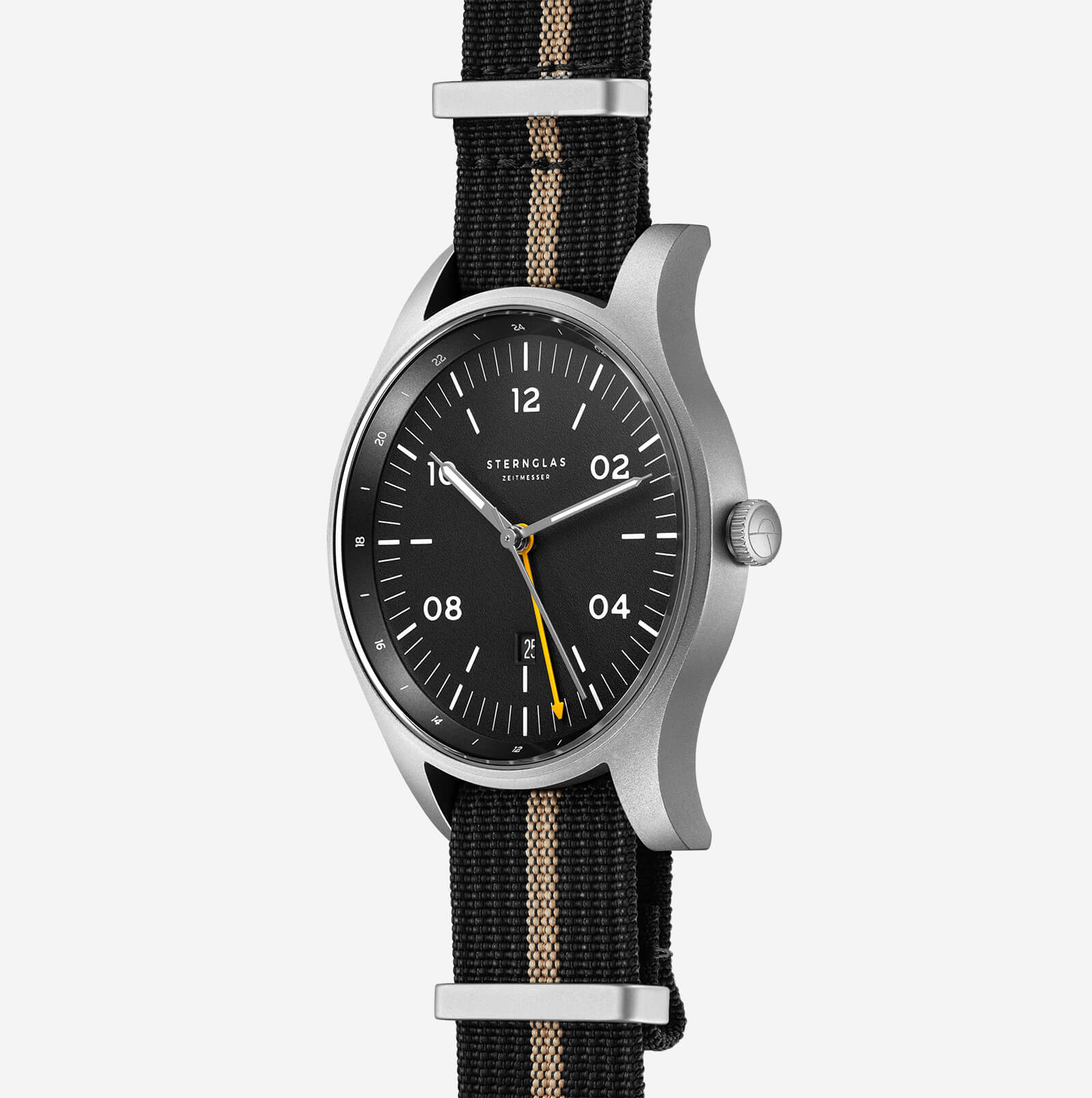 sternglas-taiga-gmt-field-schwarz-herrenuhr image 3