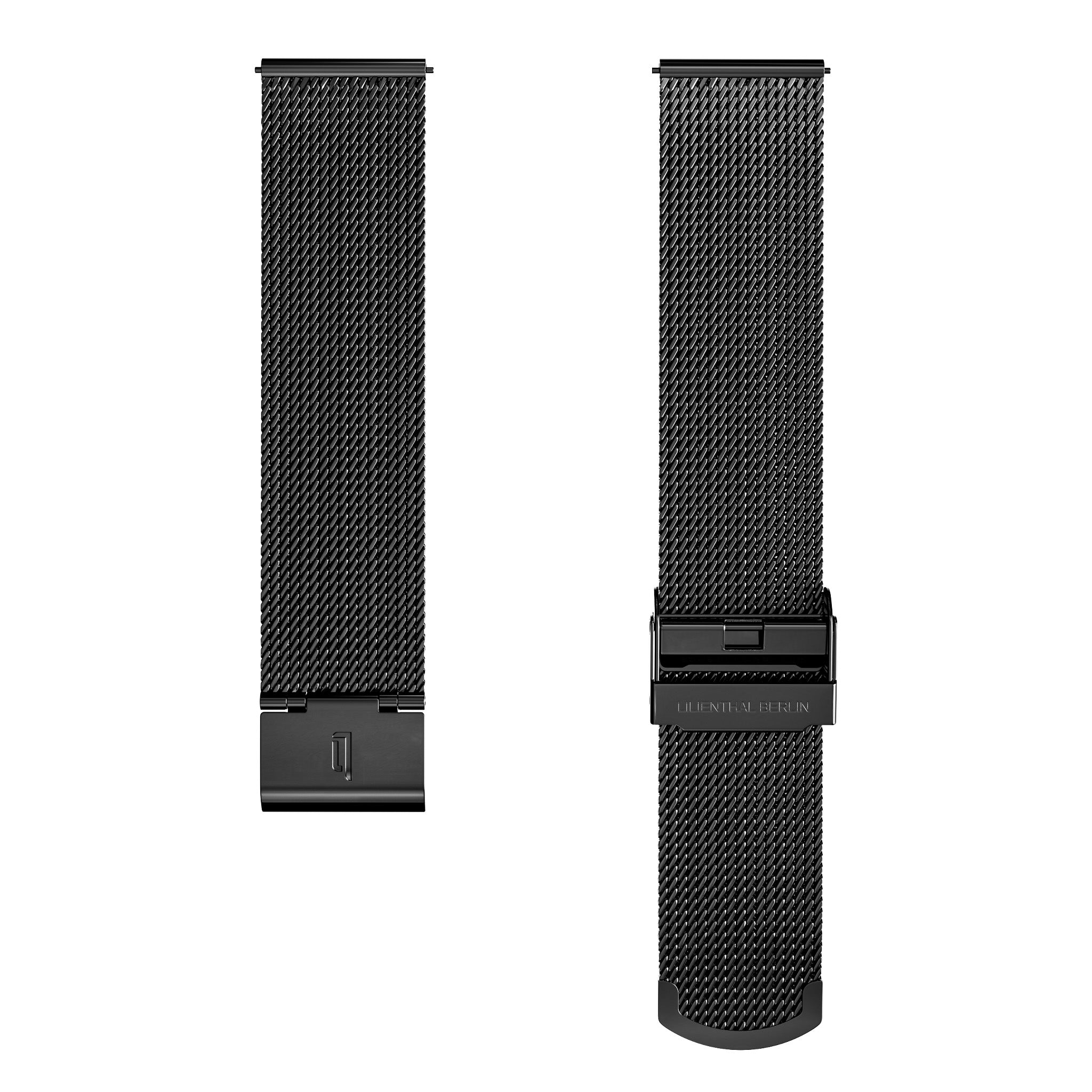 lilienthal-berlin-mesh-armband-black-glossy-f-r-lilienthal-1 image 3