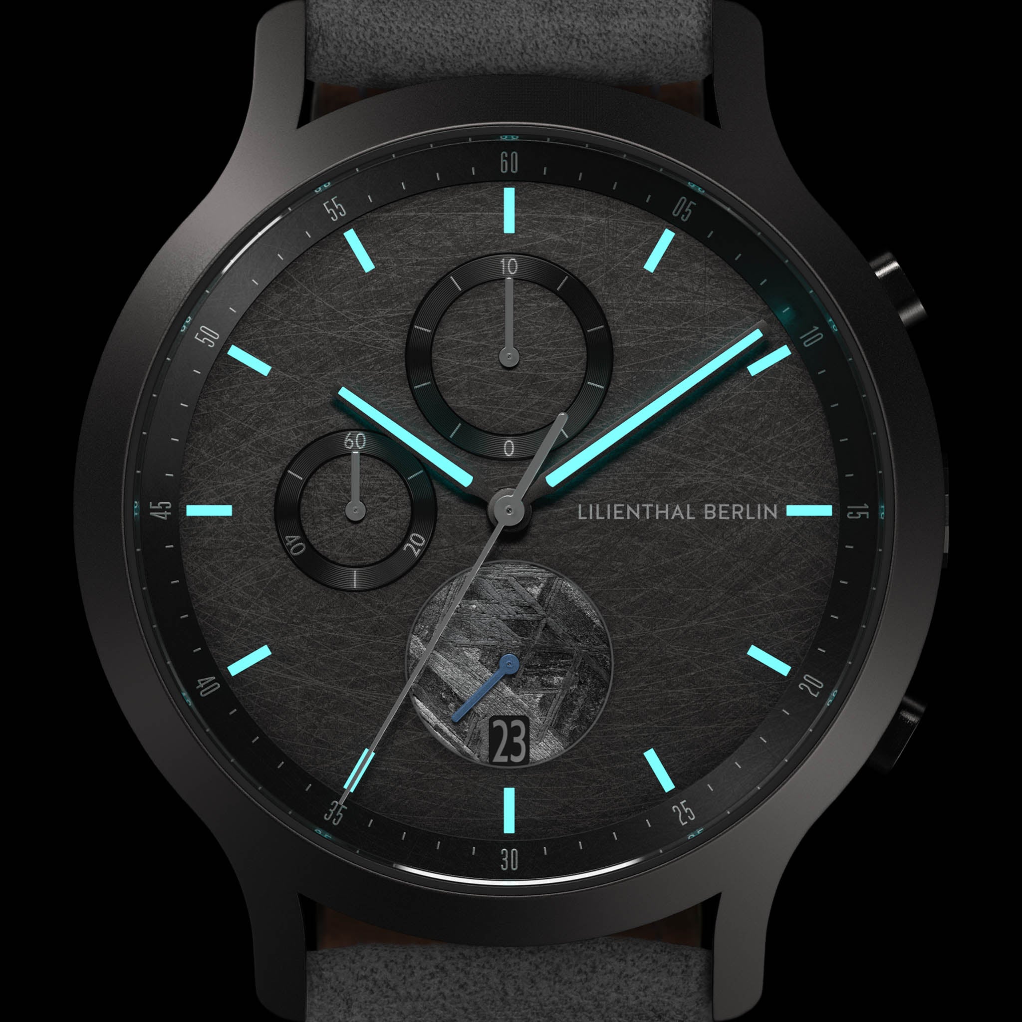 lilienthal-berlin-chronograph-meteorite-cosmic-gray-armbanduhr-2 image 7