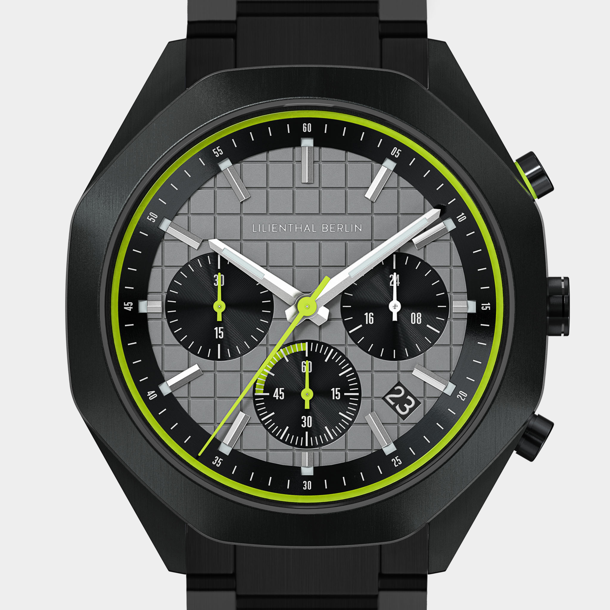 lilienthal-berlin-octachrono-black-lime-chronograph-herrenuhr-40-mm image 6