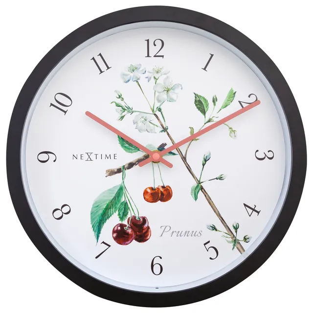 nextime-prunus-outdoor-wanduhr-30-5-cm-wetterfest-schwarz image 1