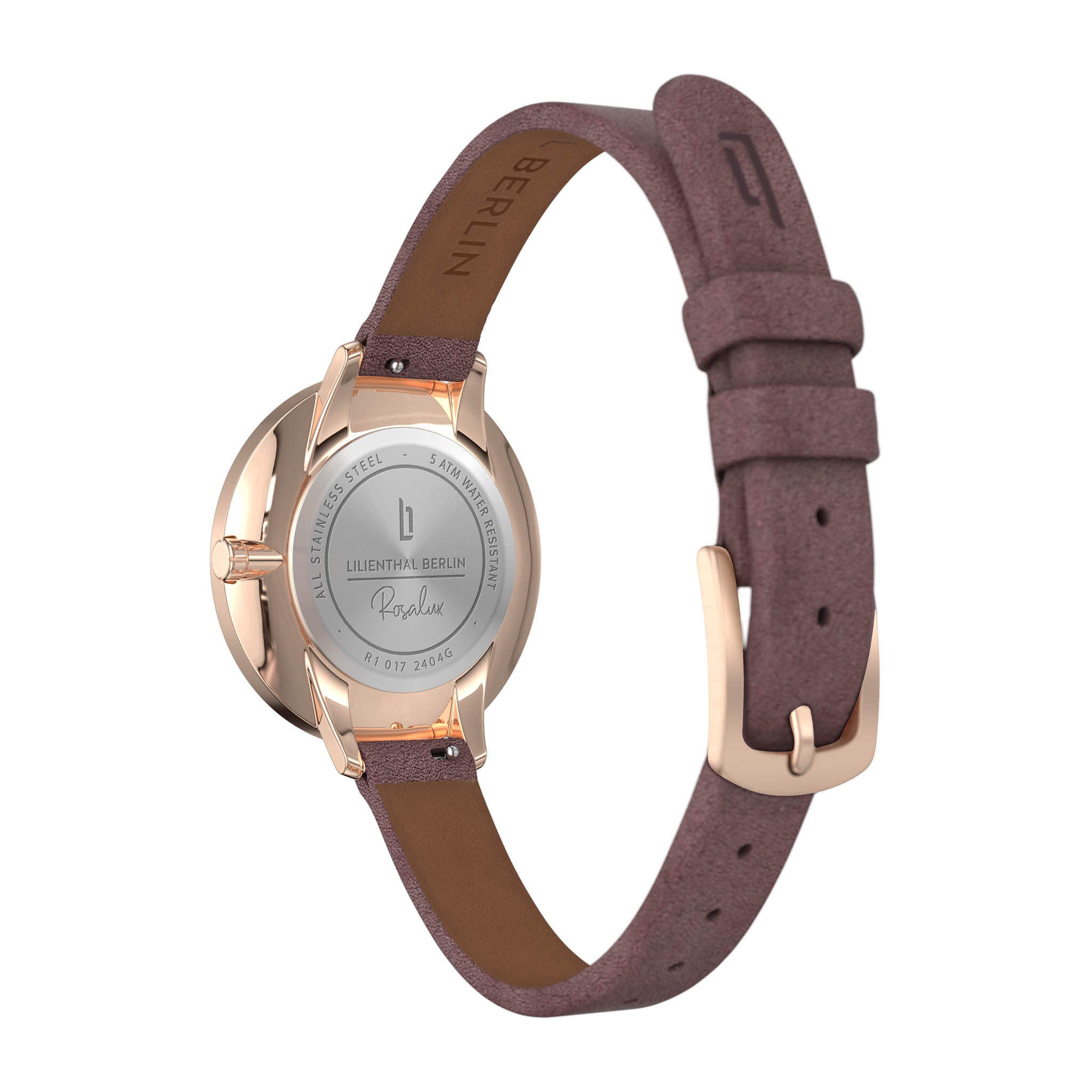 lilienthal-berlin-rosalux-damenuhr-rosegold-burgundy-30-mm image 7