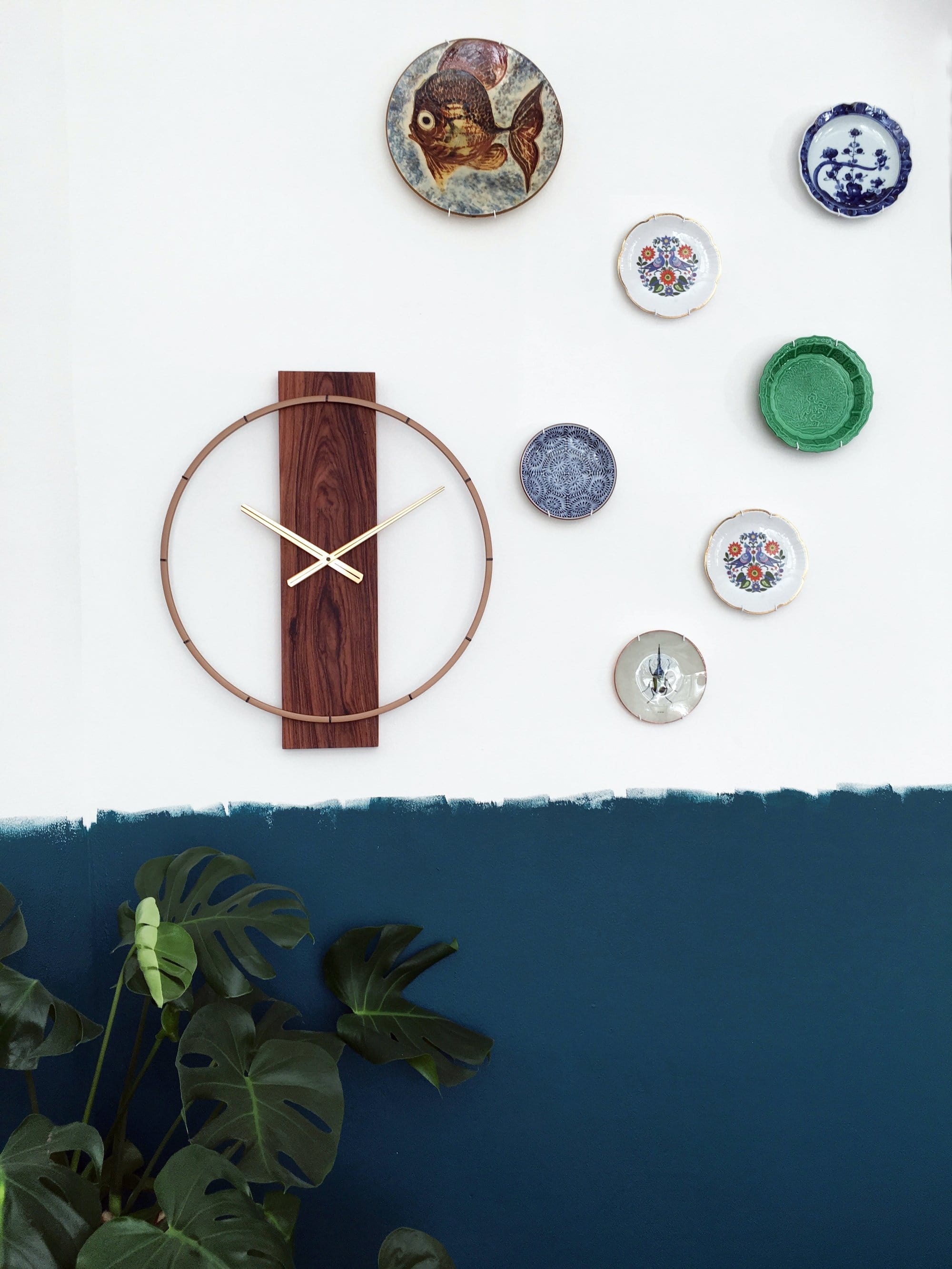 nextime-carl-wanduhr-58-5-x-50-5-cm-holz-edelstahl image 7