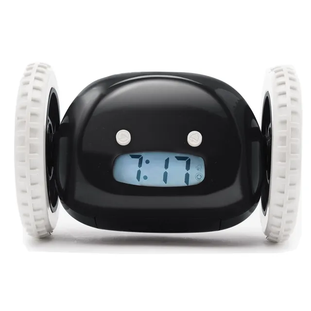 nextime-clocky-wecker-auf-r-dern-schwarz-lauter-alarm-f-r-tiefschl-fer image 1