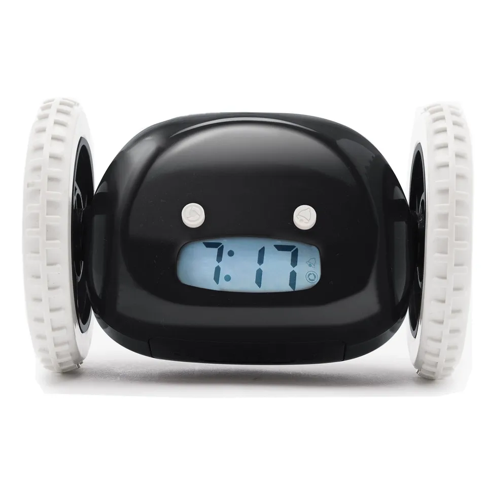 nextime-clocky-wecker-auf-r-dern-schwarz-lauter-alarm-f-r-tiefschl-fer image 1
