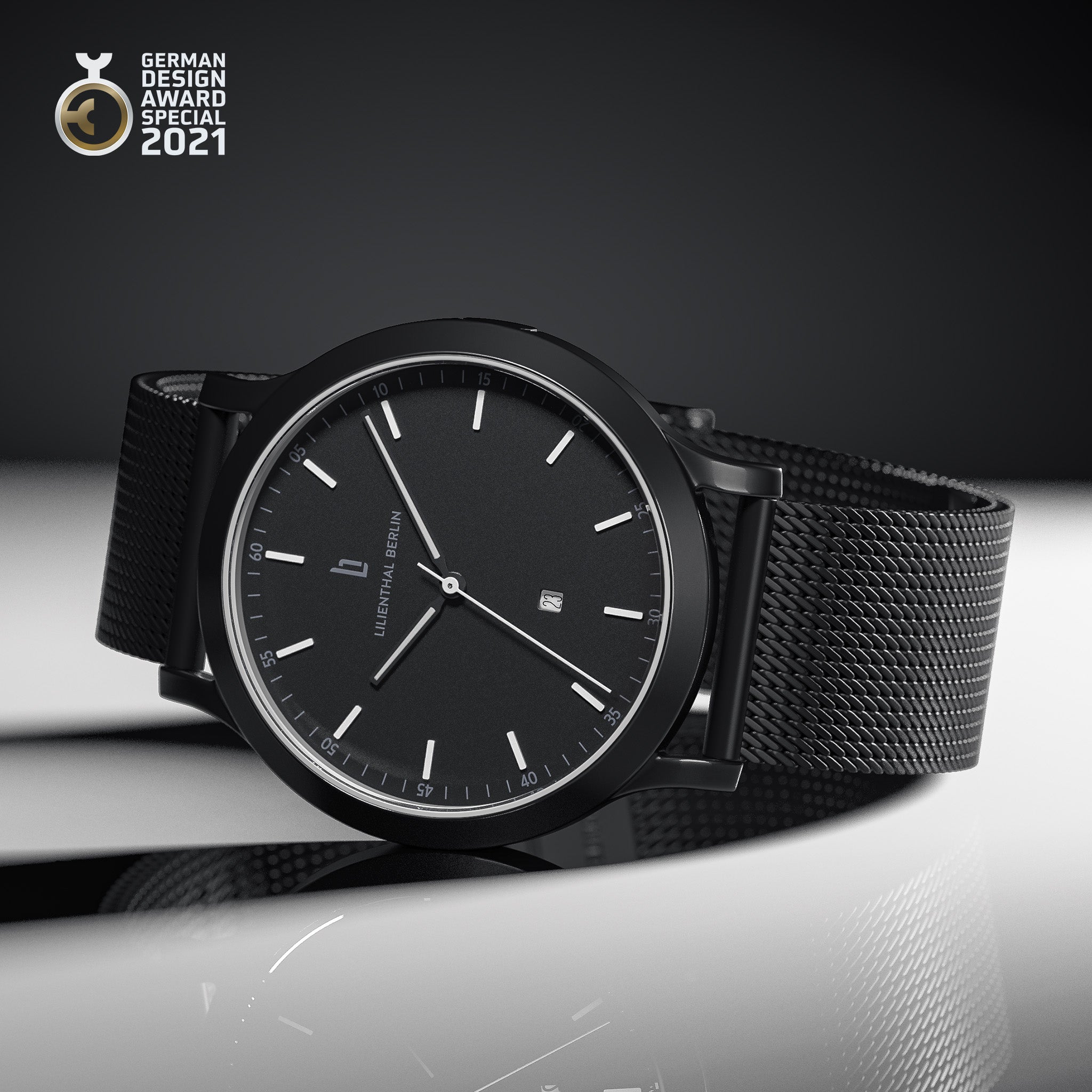 lilienthal-berlin-huxley-black-white-armbanduhr image 3