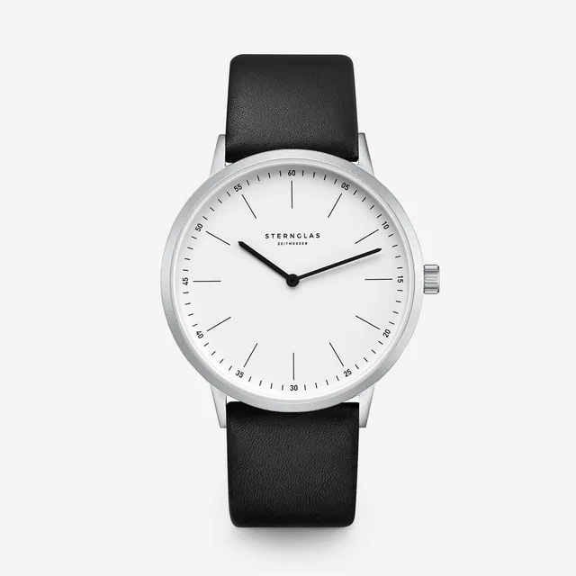 sternglas-modesto-armbanduhr-40-mm-wei-aluminium-saphirglas image 1