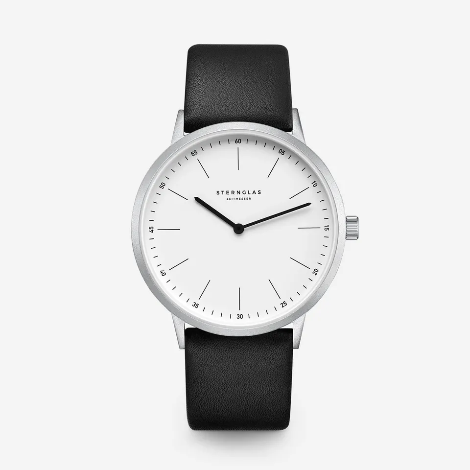 sternglas-modesto-armbanduhr-40-mm-wei-aluminium-saphirglas image 1