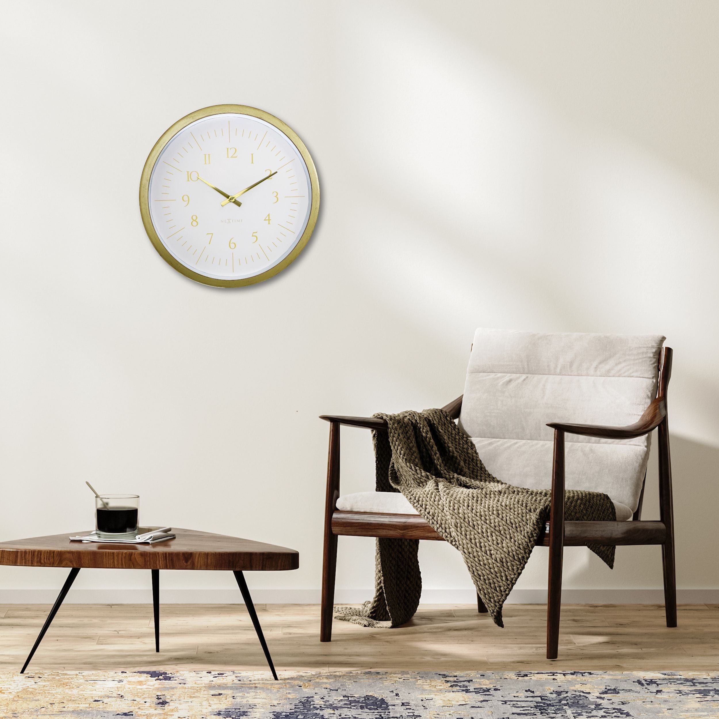 nextime-galaxy-wanduhr-40-cm-kunststoff-schwarz-wei-silent image 6