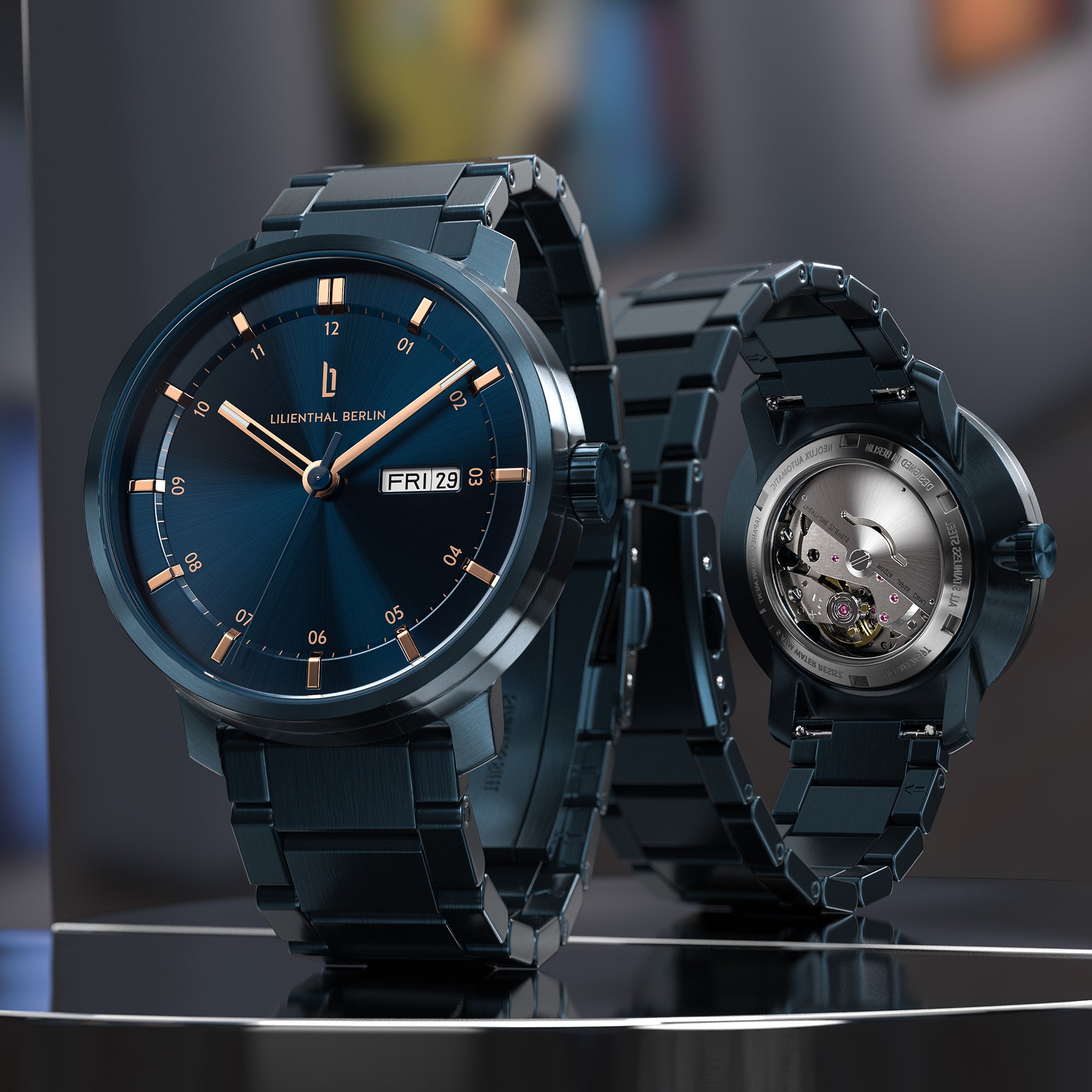 lilienthal-berlin-neolux-day-date-blue-rose-gold-automatikuhr-42-mm image 3