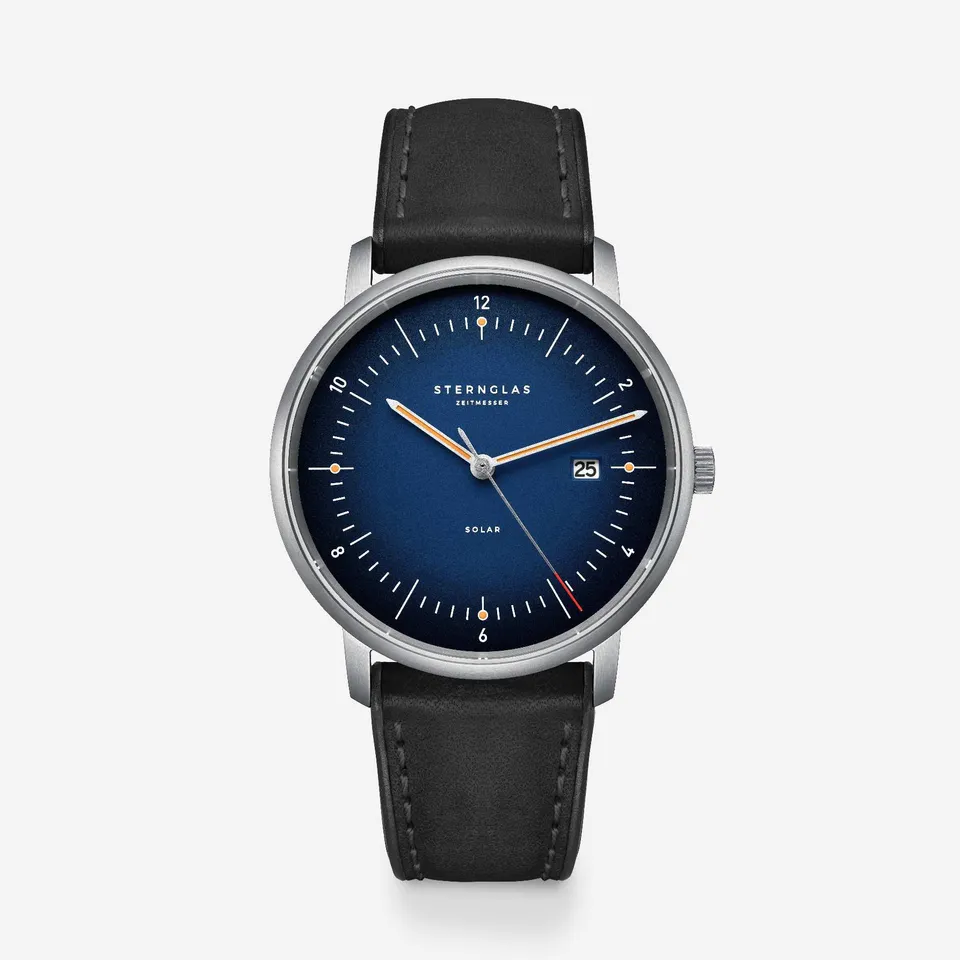 sternglas-naos-solar-edition-titan-herrenuhr-dunkelblau-38-mm image 1