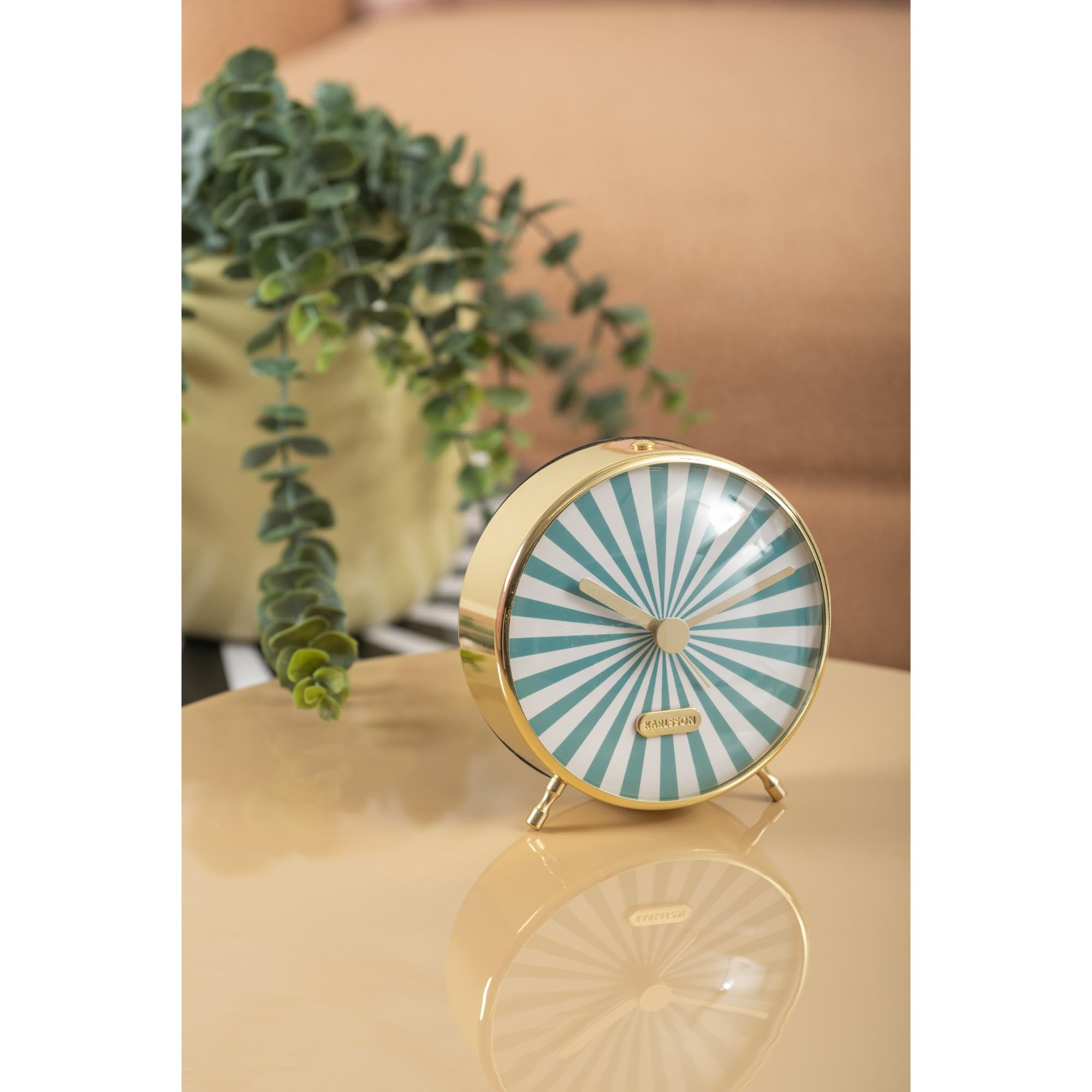 karlsson-candy-swirl-wecker-blau-12-5x3-7x12-5-cm image 2