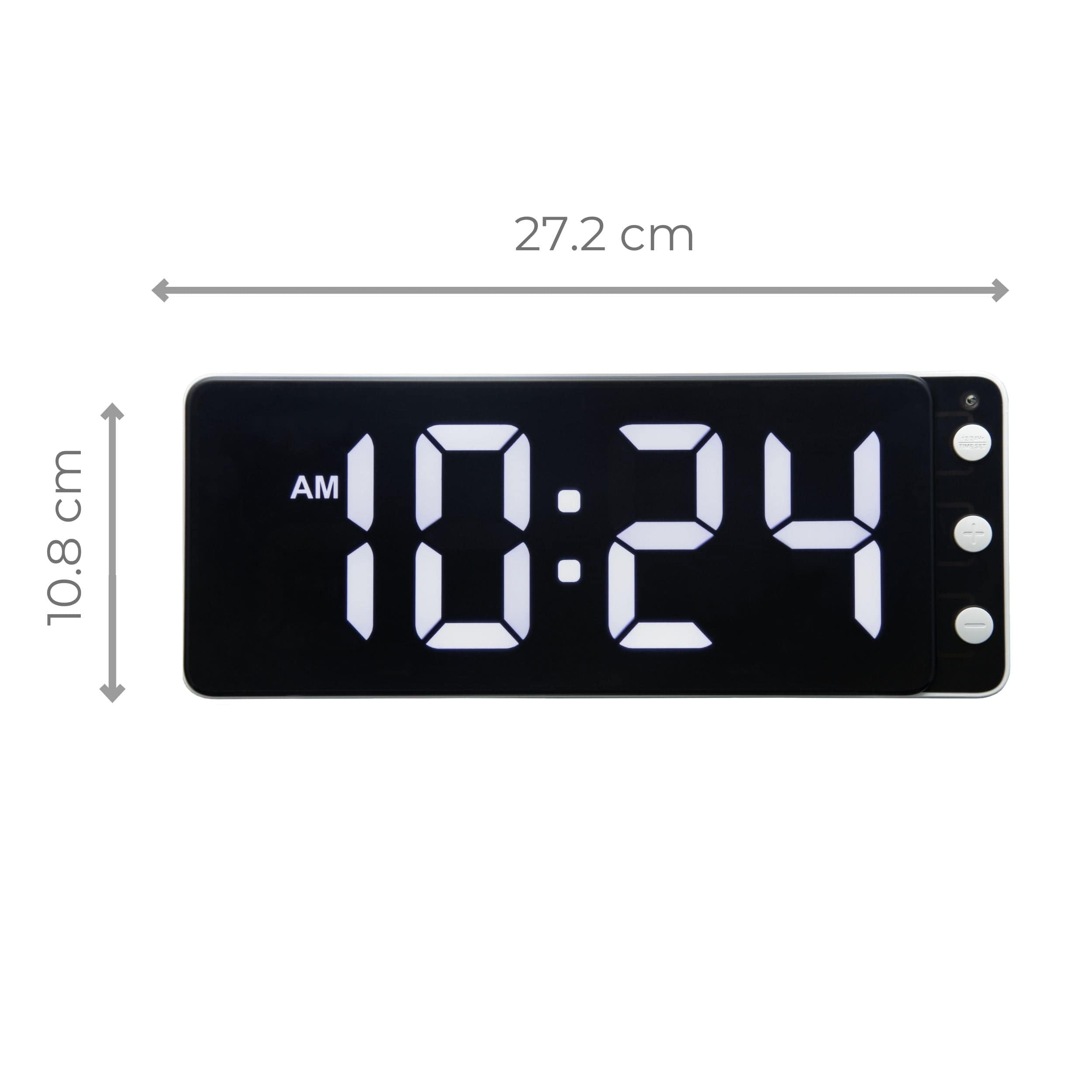 nextime-digital-clock-led-tisch-und-wanduhr-27-2x10-8x3-cm-abs-wei image 7