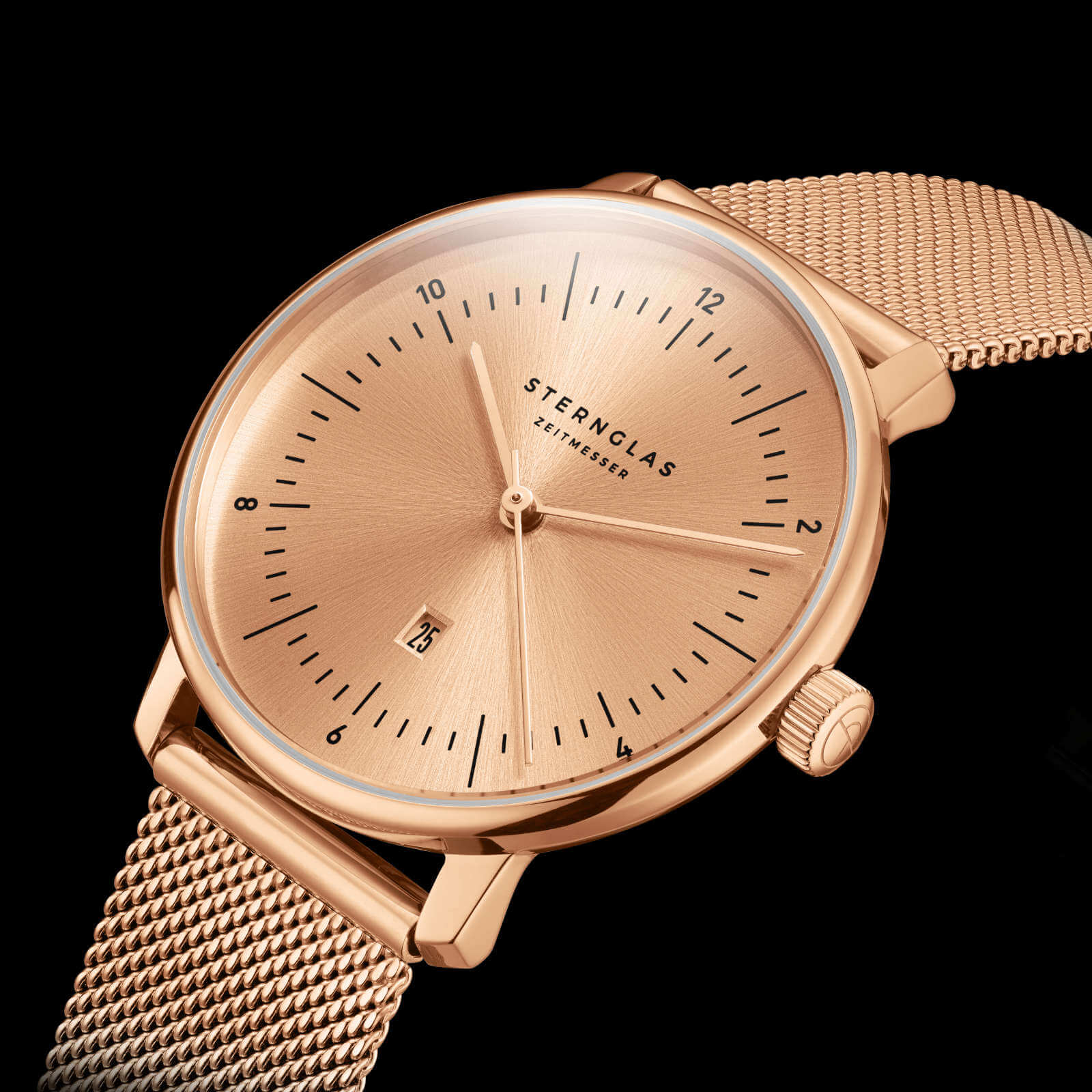 sternglas-naos-xs-edition-elyra-damenuhr-ros-gold-33-mm-leder image 4