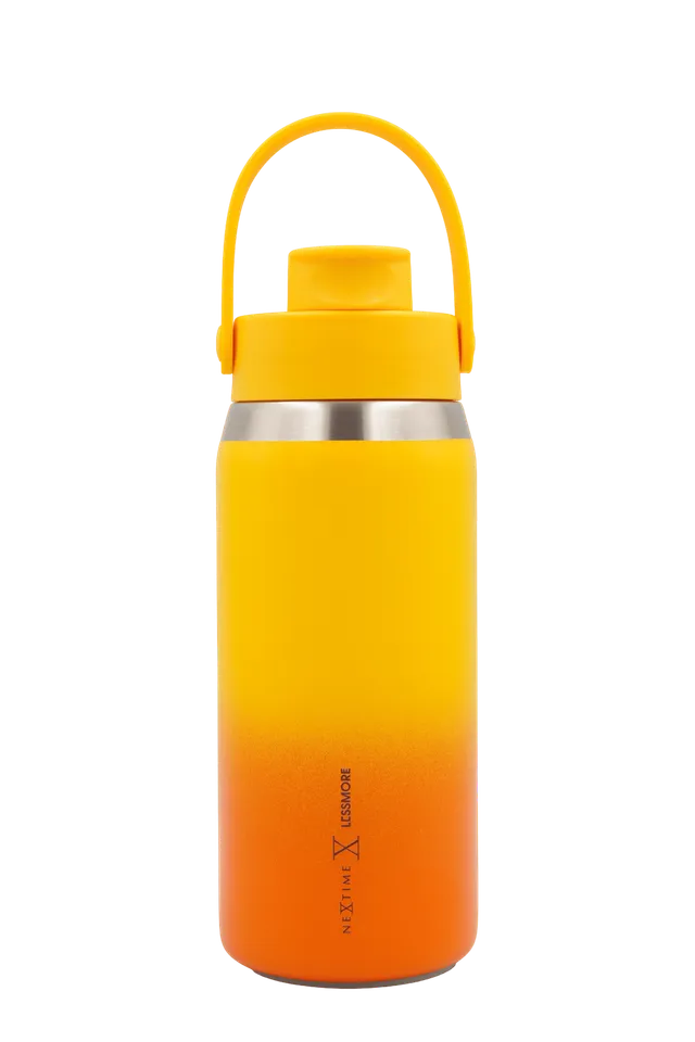 nextime-canvas-bottle-thermosflasche-355-473-710ml-tulip-yellow image 1