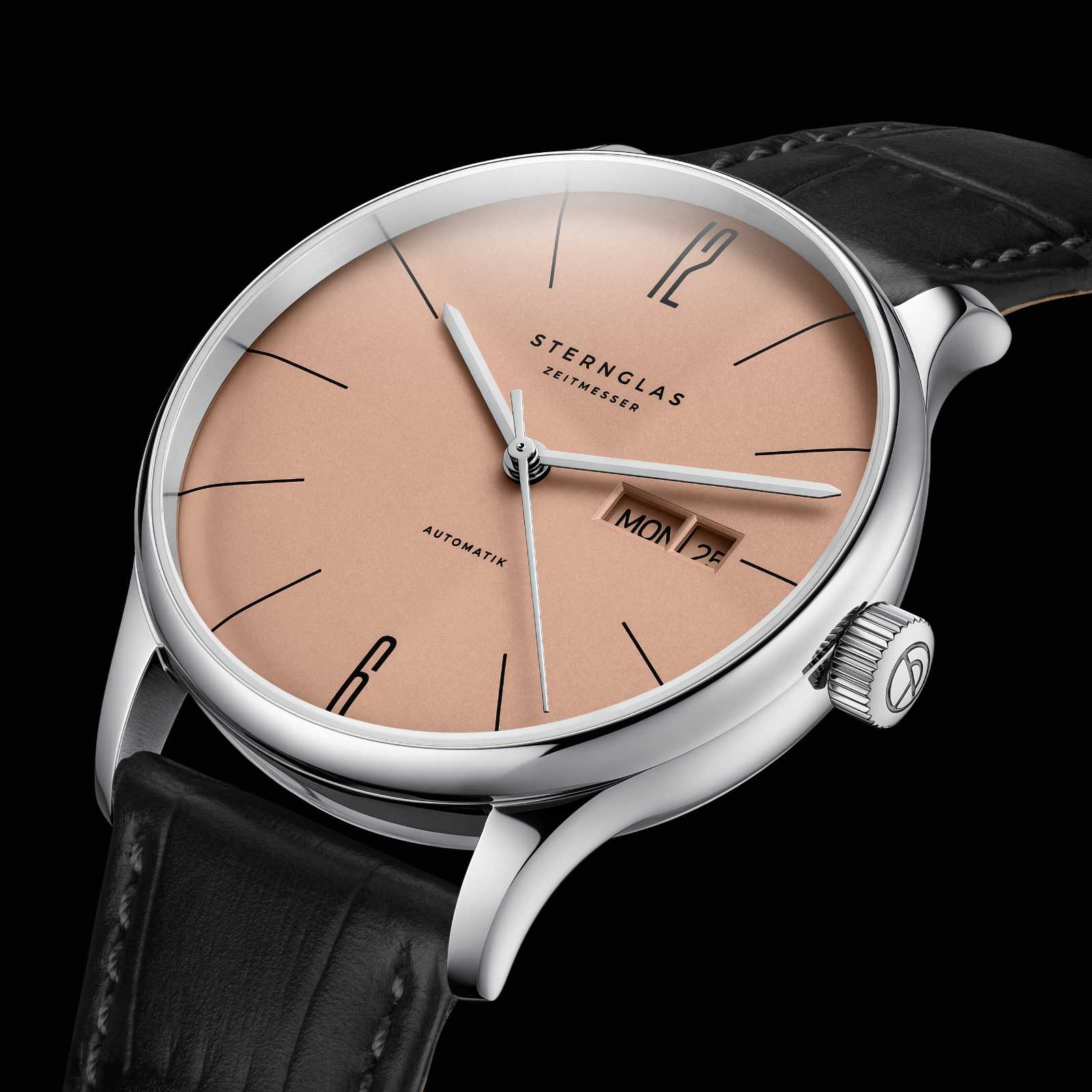 sternglas-berlin-automatik-38mm-kupferbeige-lederuhr-unisex image 8