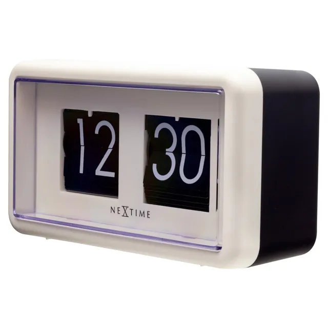 nextime-flip-clock-tisch-oder-wanduhr-18x10x7-cm-retro-design image 1