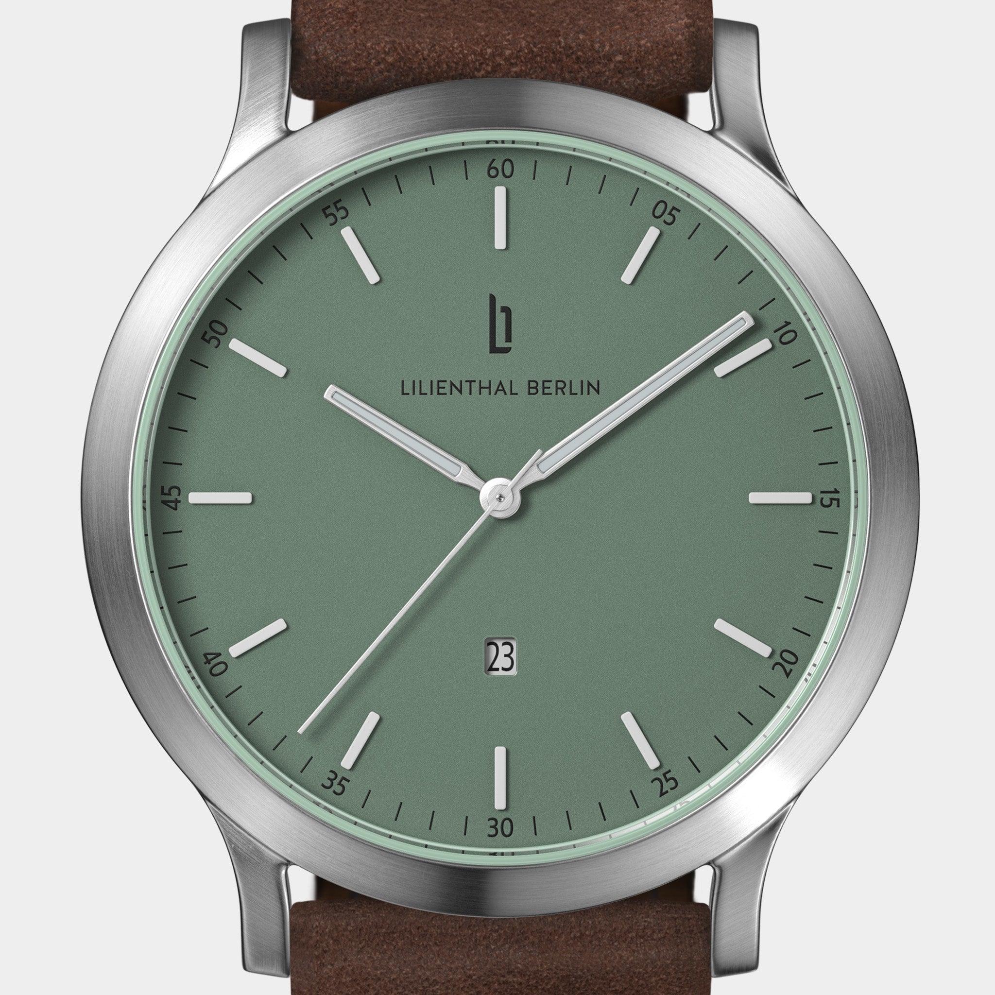 lilienthal-berlin-huxley-armbanduhr-silver-sage-green-40-mm image 6